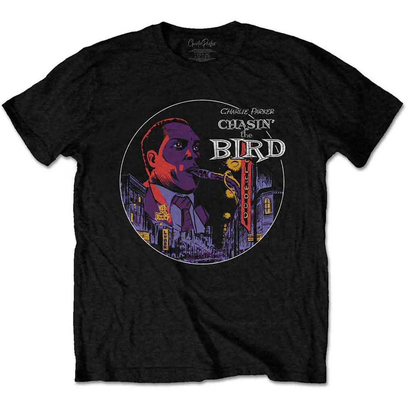 Charlie Parker T Shirt - Chasin' The Bird Hollywood