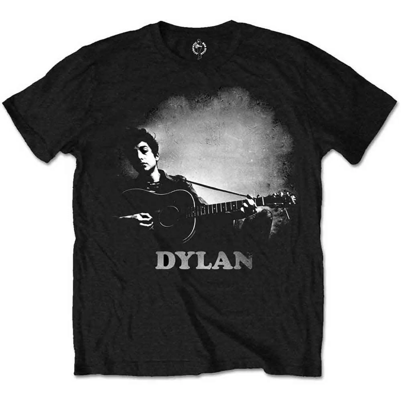 Bob Dylan T Shirt - Guitar & Logo