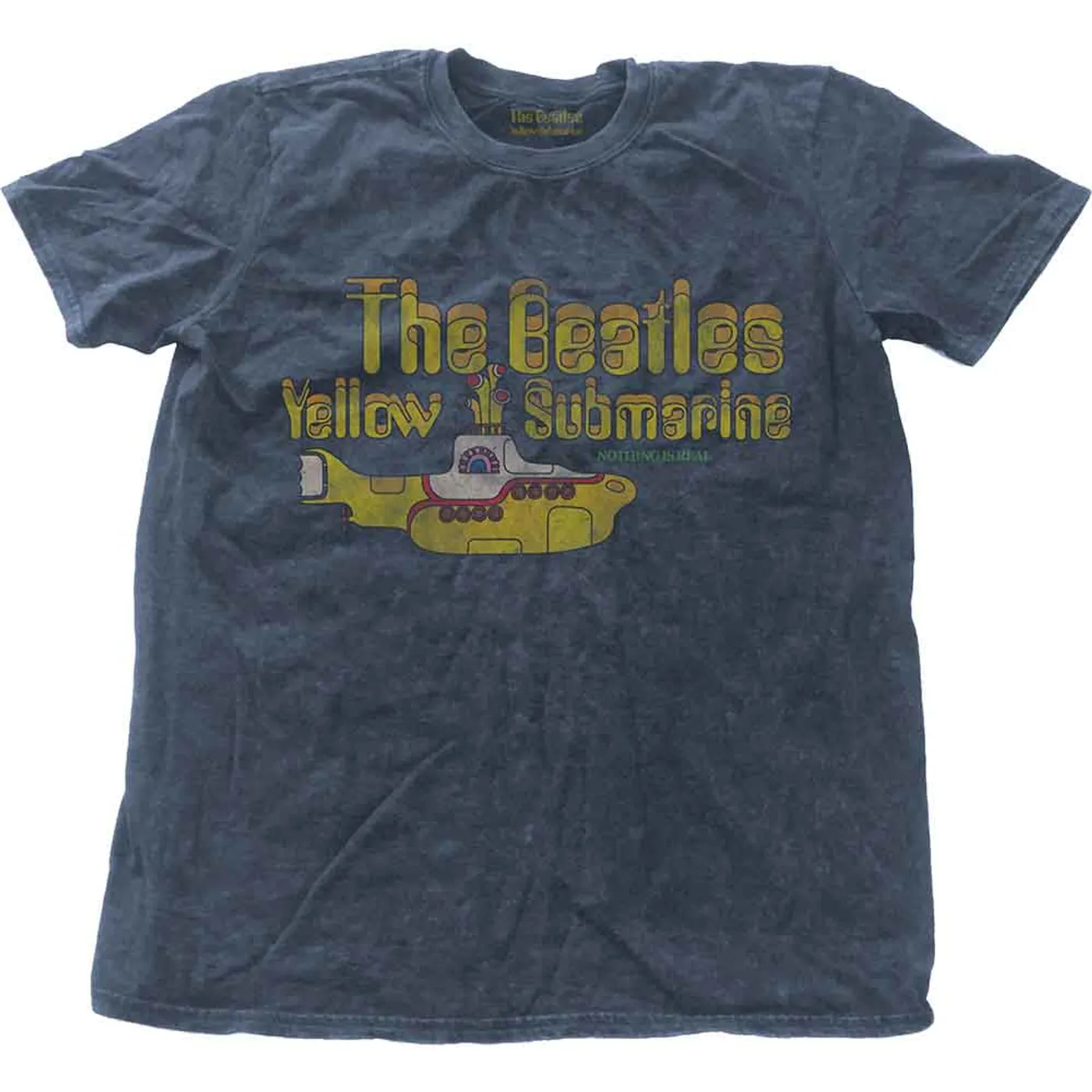 The Beatles T Shirt - Yellow Sub Nothing Is Real S Wash