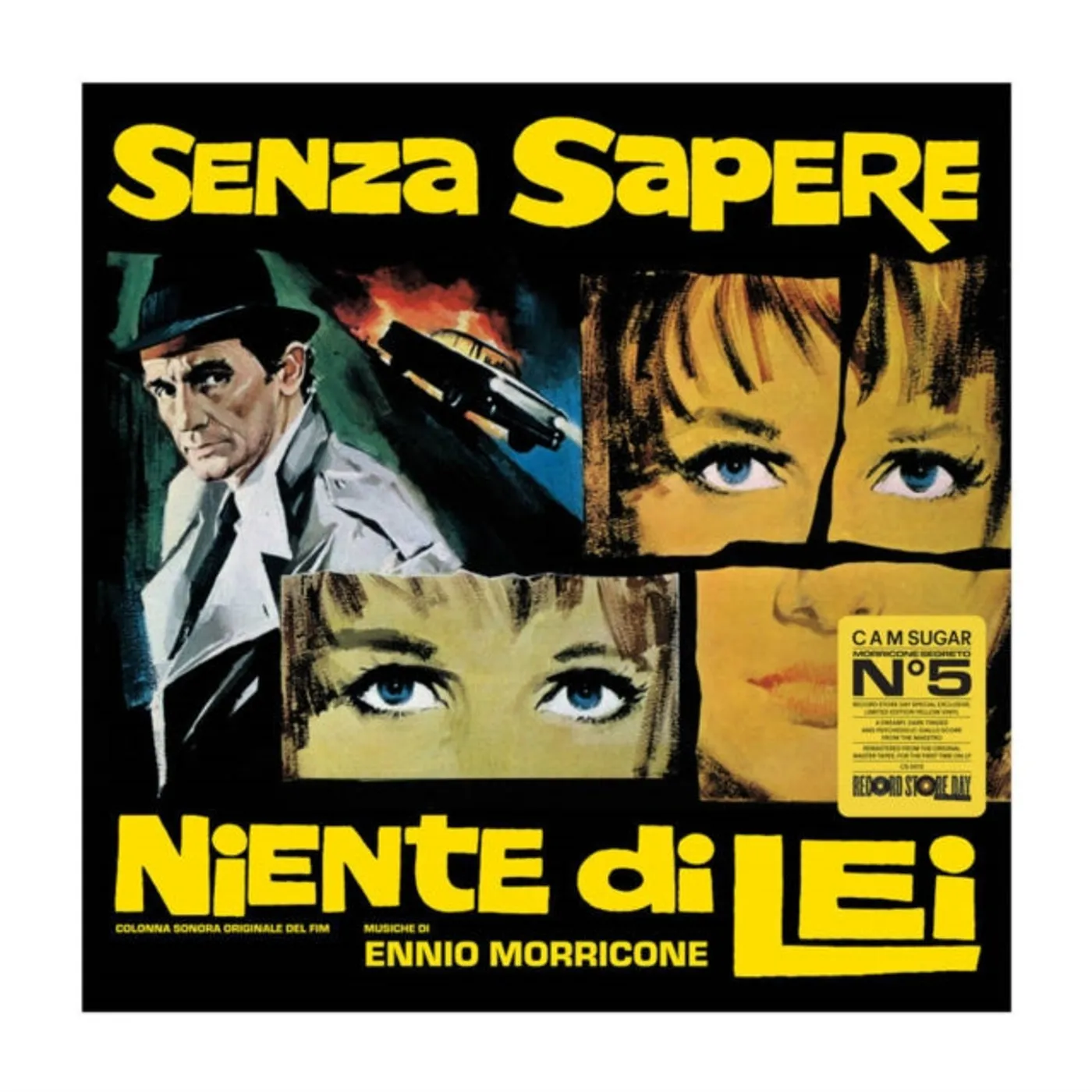 Ennio Morricone LP Vinyl Record - Senza Sapere Niente Di Lei (Yellow Vinyl) (Rsd 20. 23)