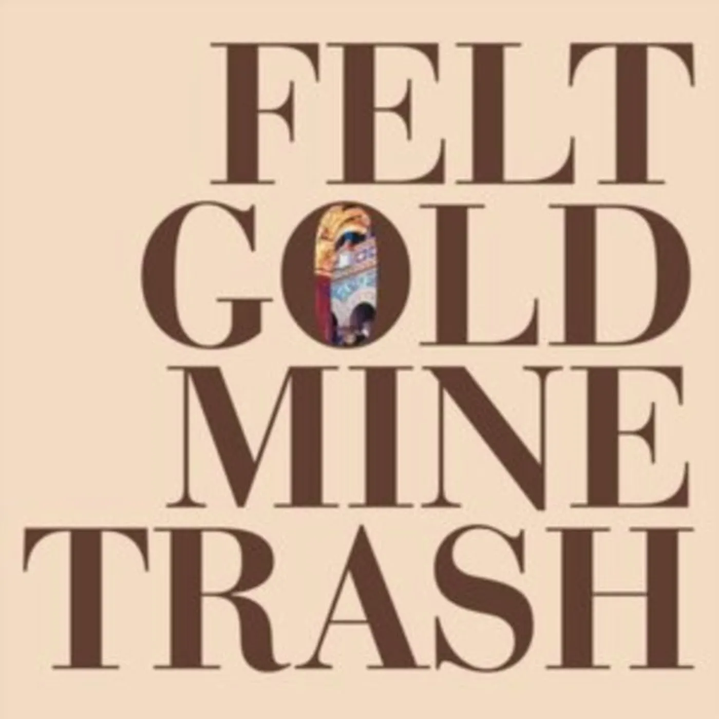 Felt LP Vinyl Record - Gold Mine Trash