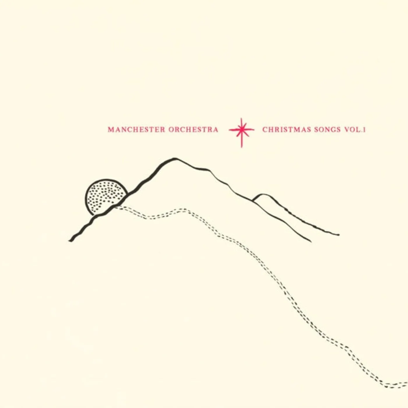 Manchester Orchestra LP Vinyl Record - Christmas Songs Vol. 1 (Blue Christmas Vinyl)