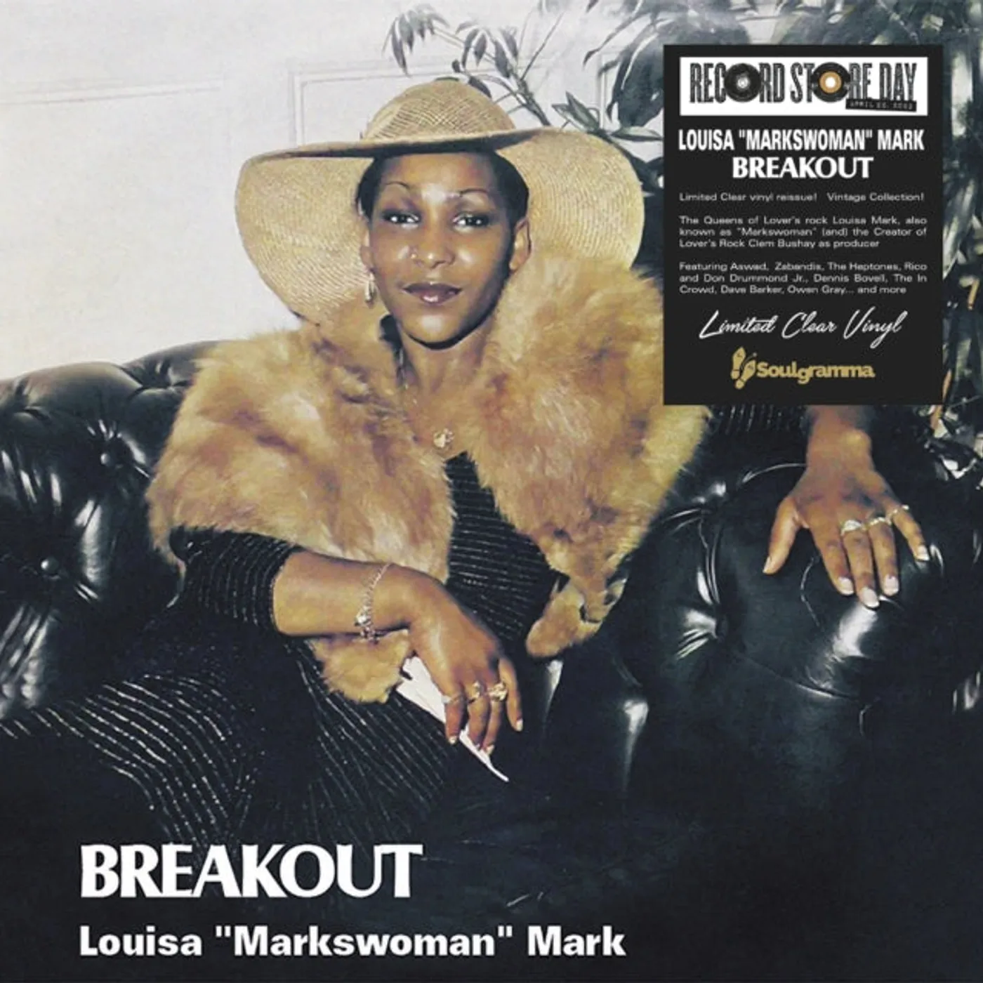 Louisa 'Markswoman' Mark LP Vinyl Record - Breakout (Clear Vinyl) (Rsd 20. 23)