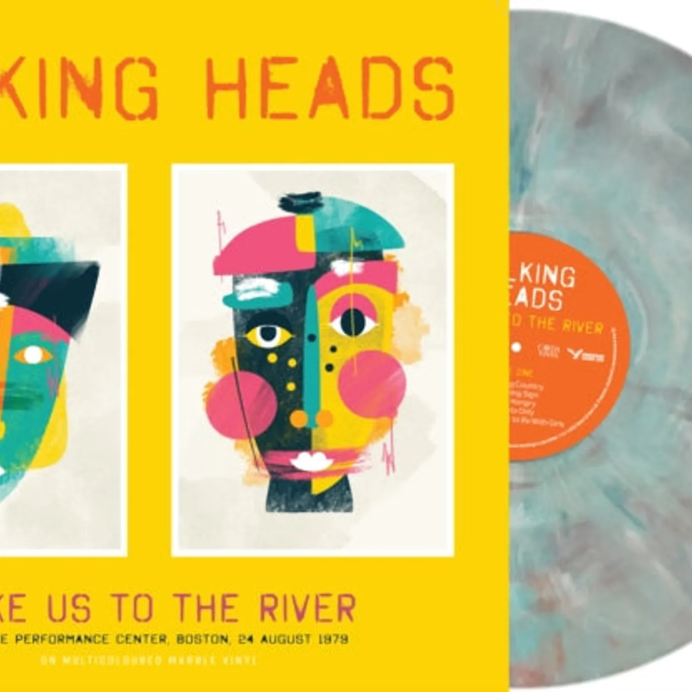 Talking Heads LP Vinyl Record - Take Us To The River (Multi-Colour Marble Vinyl)