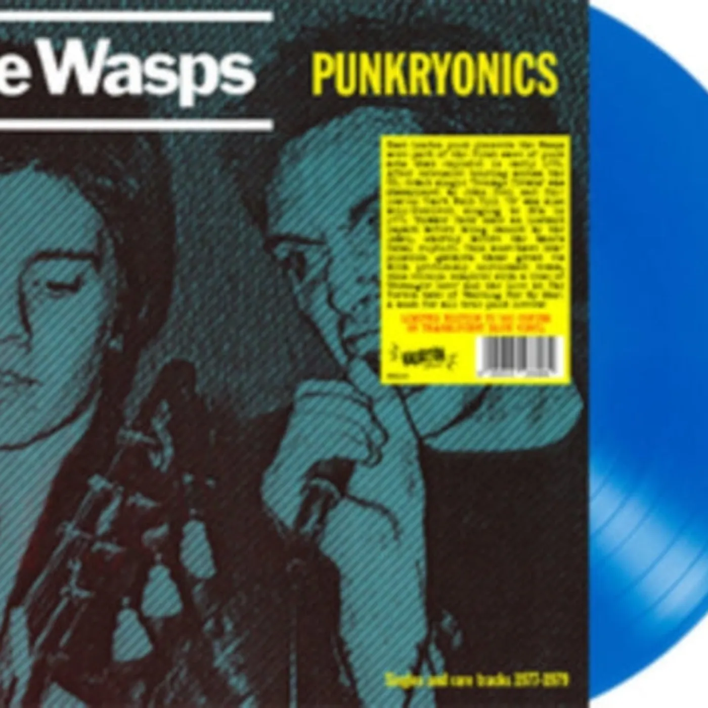 WASPS LP Vinyl Record - Punkryonics Singles & Rare Tracks 19 77-19 79 (Translucent Blue Vinyl)