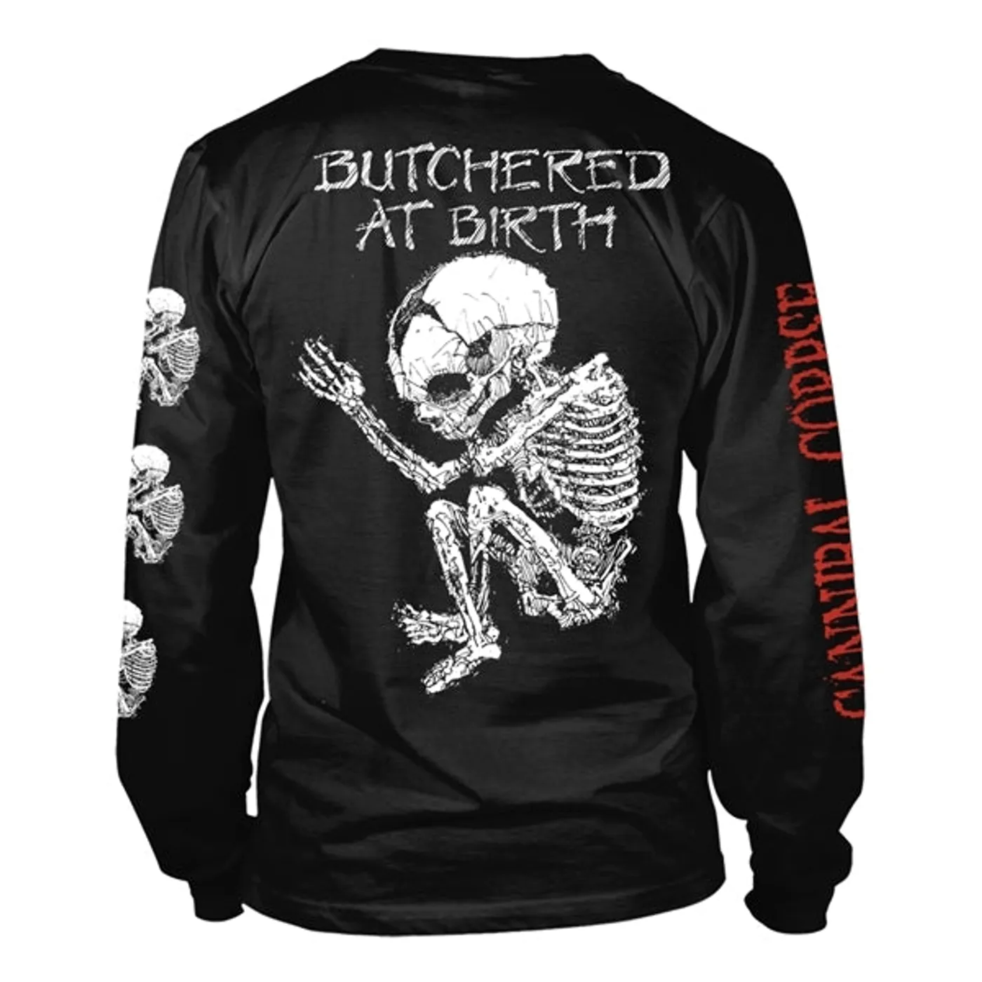 Cannibal Corpse Long Sleeve T Shirt - Butchered At Birth Baby