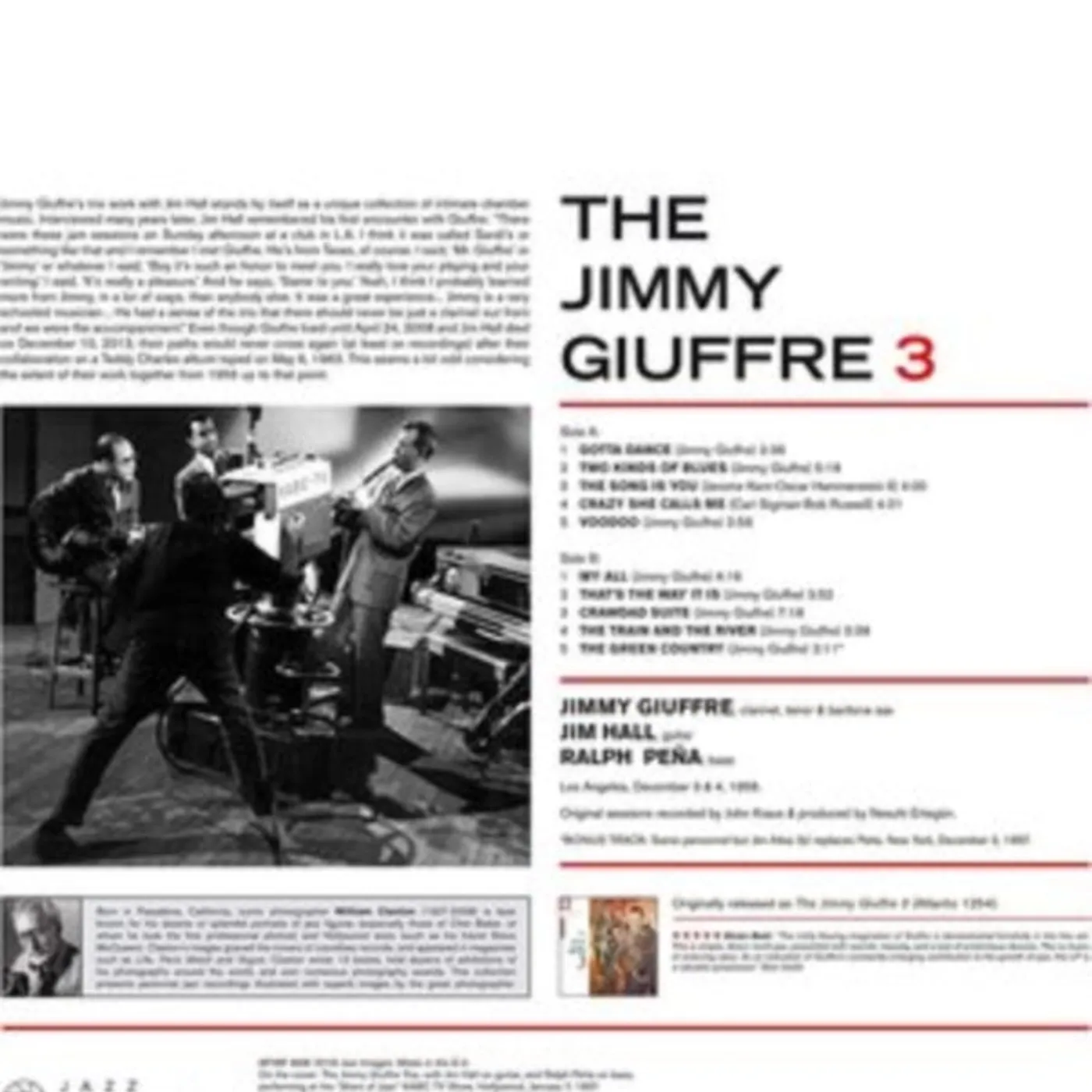 The Jimmy Giuffre 3 LP - The Jimmy Giuffre 3 (Vinyl)