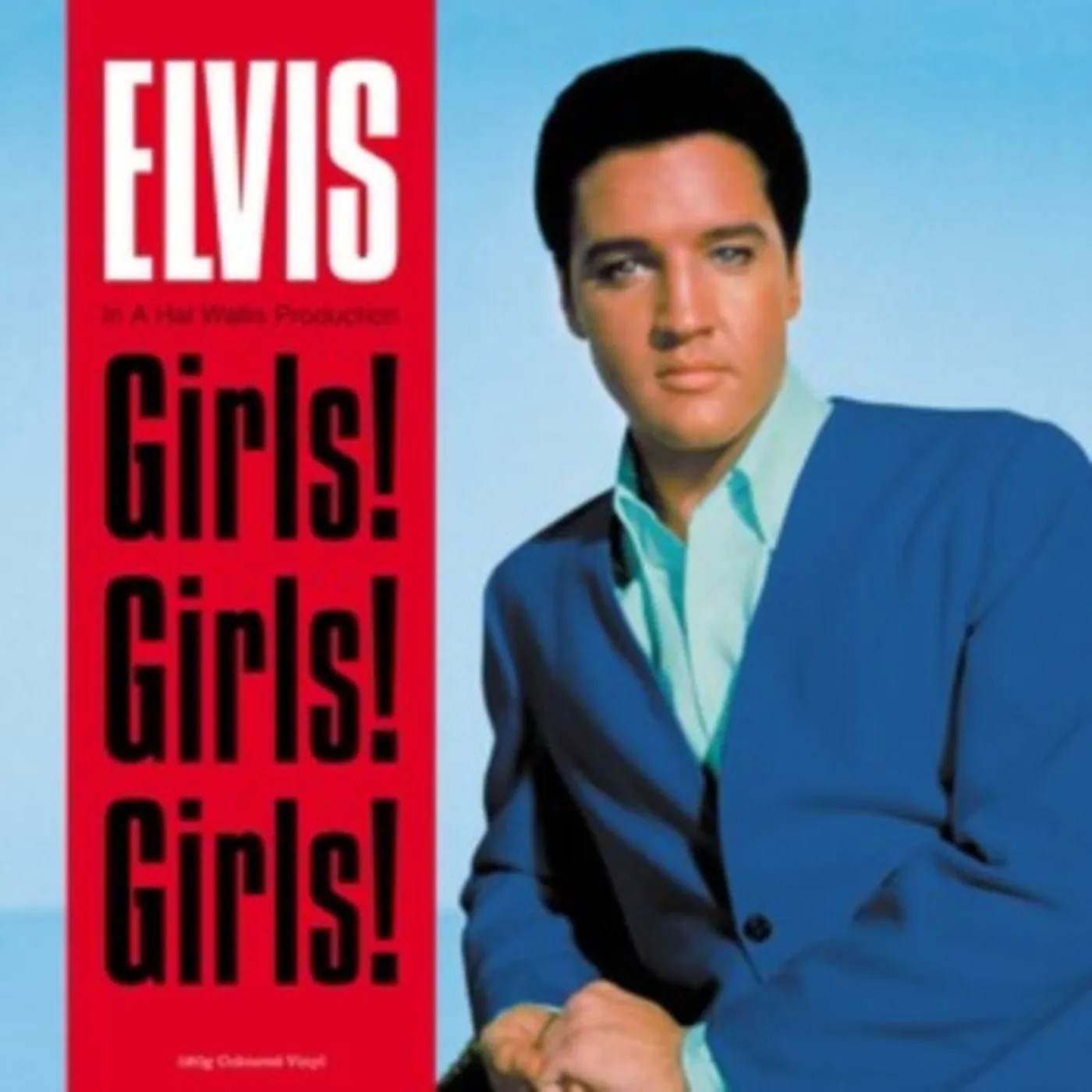 Elvis Presley LP - Girls! Girls! Girls! - Original Soundtrack (Blue Vinyl)