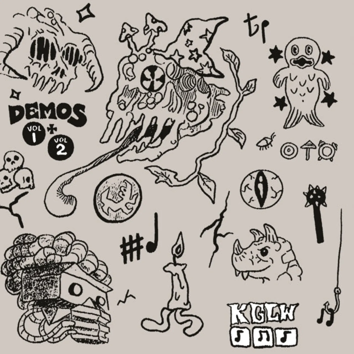 King Gizzard & The Lizard WizardLP - Demos Vols. 1 & 2 (Clear Vinyl)
