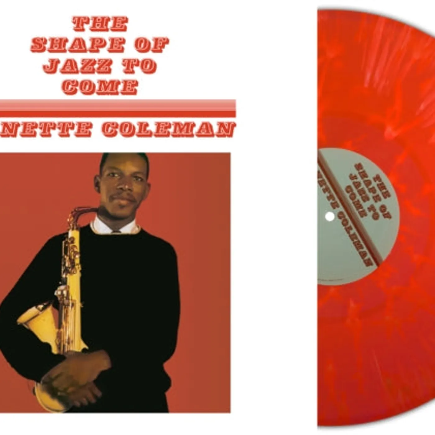 Ornette Coleman LP - The Shape Of Jazz To Come (Light Red/White Splatter Vinyl)