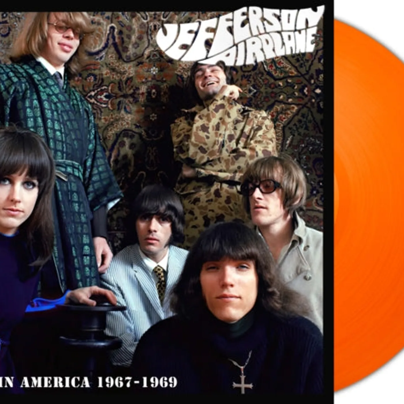 Jefferson Airplane LP - Alive In America 1967-1969 (Orange Vinyl)
