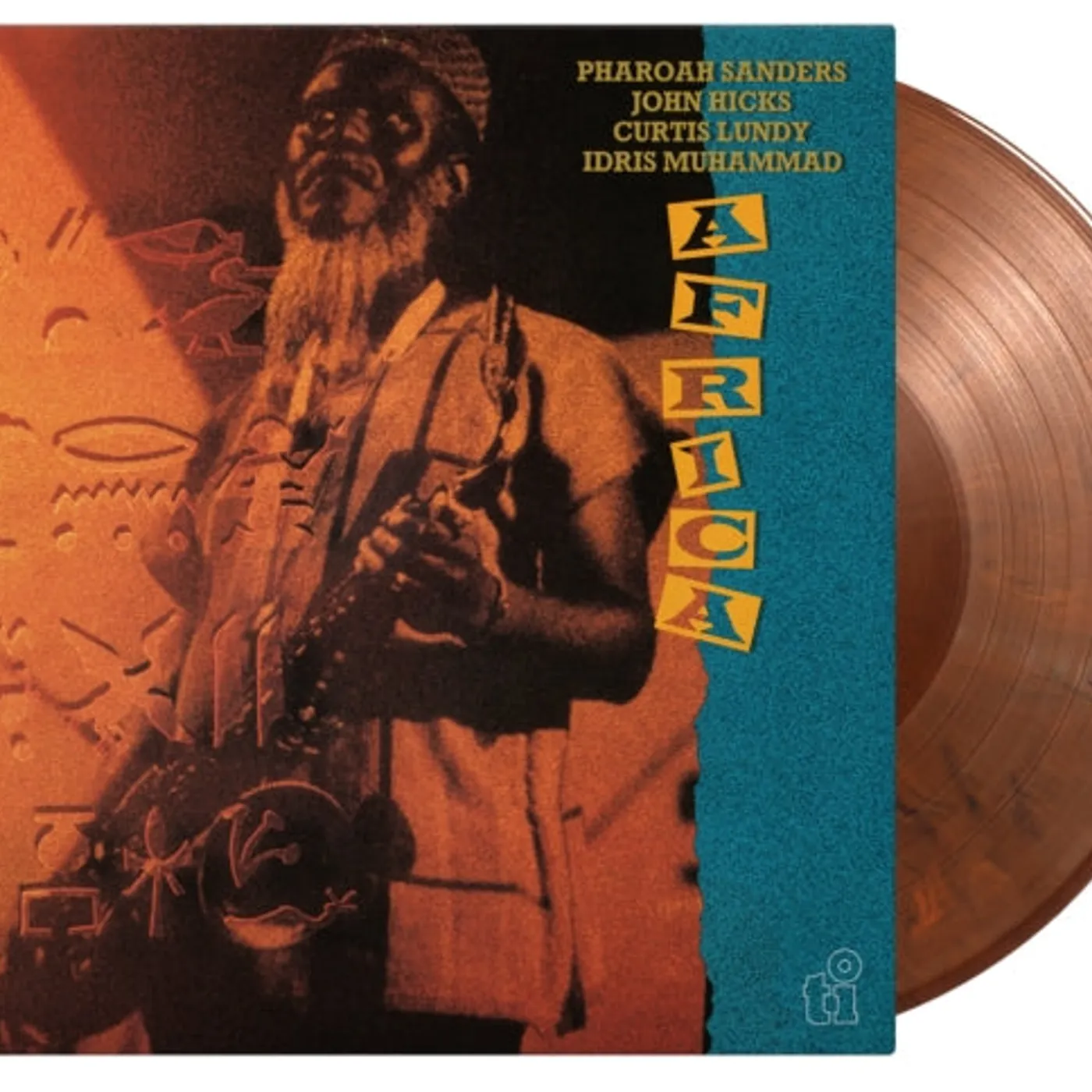 Pharoah Sanders LP - Africa (Orange/Black Marbled Vinyl)