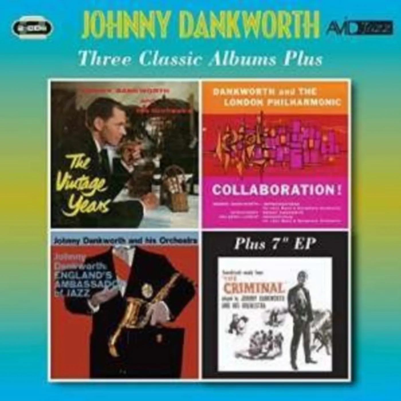 Johnny Dankworth CD - Three Classic Albums Plus (The Vintage Years / Collaboration / England's Ambassador Of Jazz)