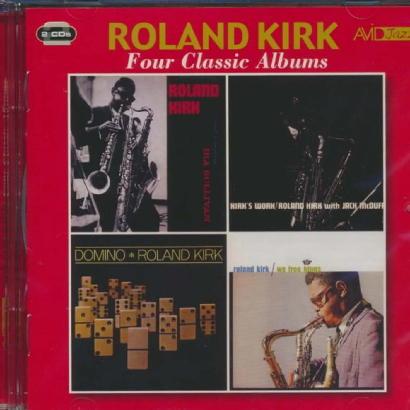 Roland Kirk CD - Four Classic Albums (Introducing Roland Kirk / Kirk's Work / We Free Kings / Domino)