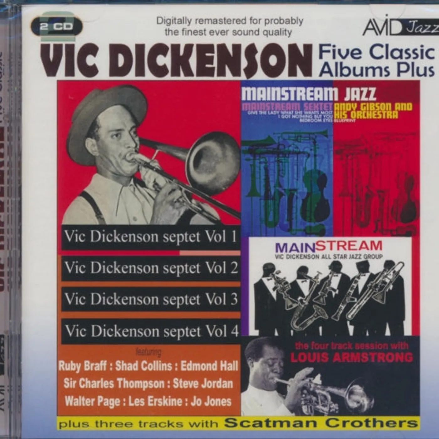 Vic Dickenson CD - Five Classic Albums Plus (Vic Dickenson Septet #1 / #2 / #3 / #4 / Mainstream Jazz)