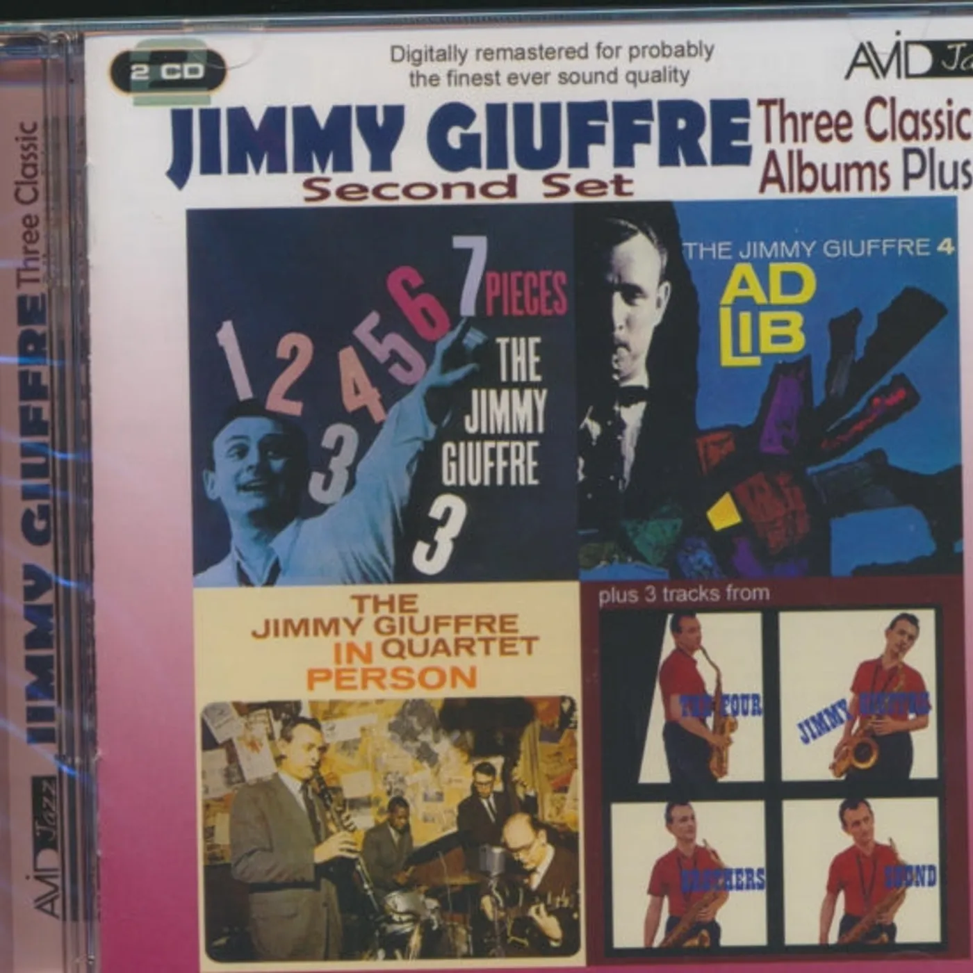 Jimmy Giuffre CD - Three Classic Albums Plus (7 Pieces / Ad Lib / In Person)