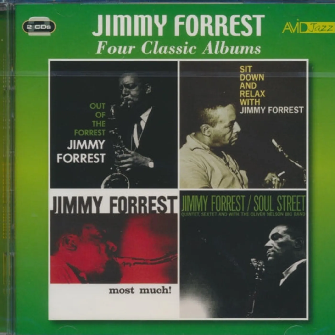 Jimmy Forrest CD - Four Classic Albums (Out Of The Forrest / Sit Down And Relax With Jimmy Forrest / Most Much / Soul Street)