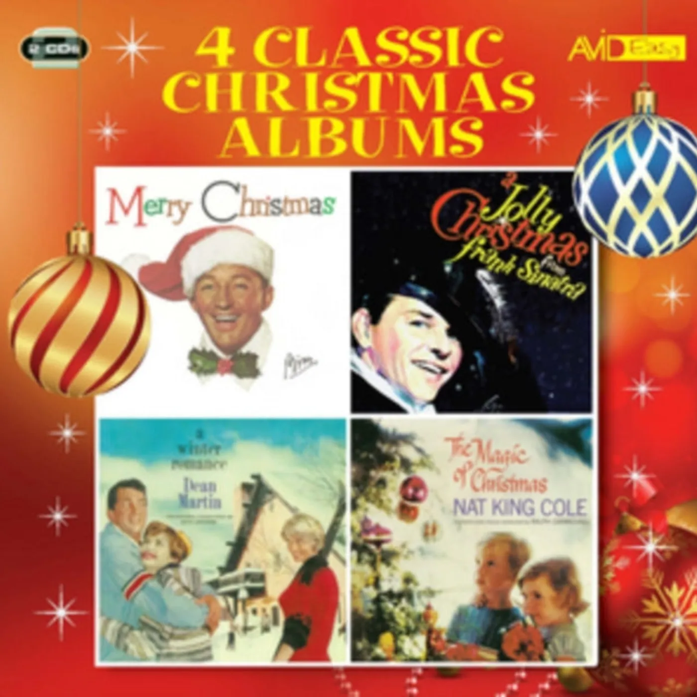 Bing Crosby / Frank Sinatra / Dean Martin / Nat King Cole CD - Four Classic Christmas Albums