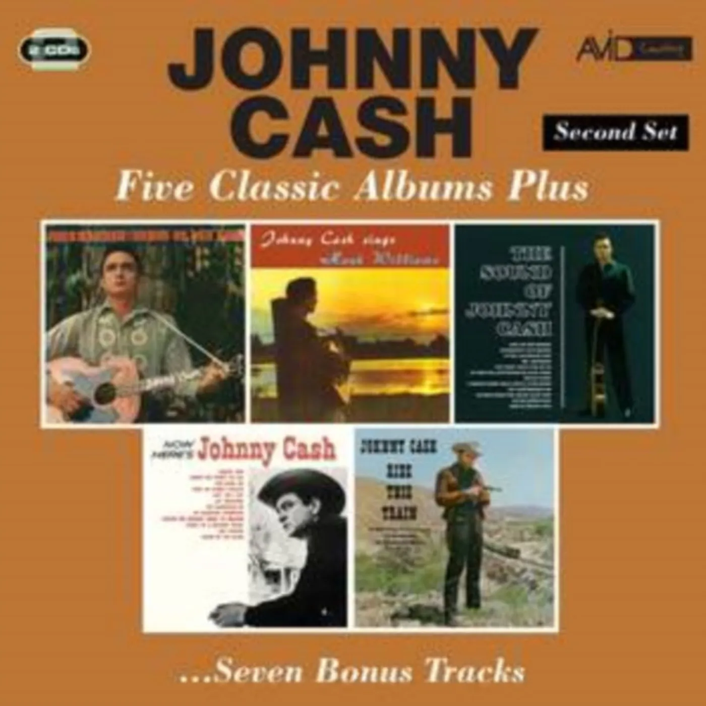 Johnny Cash CD - Five Classic Albums Plus