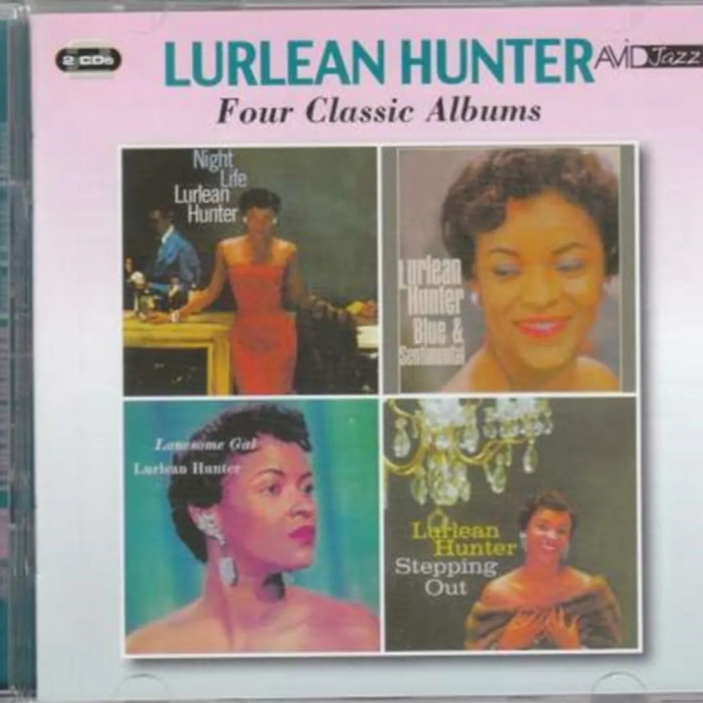 Lurlean Hunter CD - Four Classic Albums (Night Life / Blue & Sentimental / Lonesome Gal / Stepping Out)