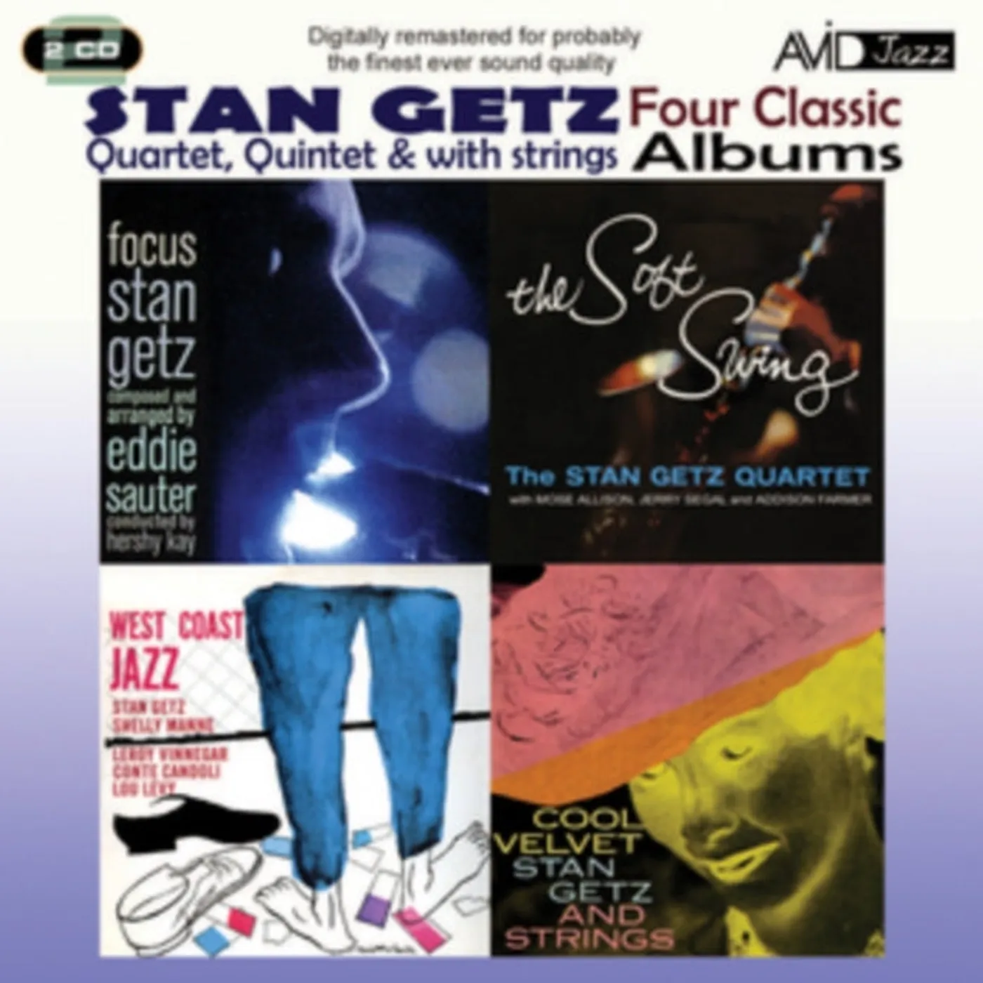 Stan Getz CD - Four Classic Albums (Focus / The Soft Swing / West Coast Jazz / Cool Velvet)