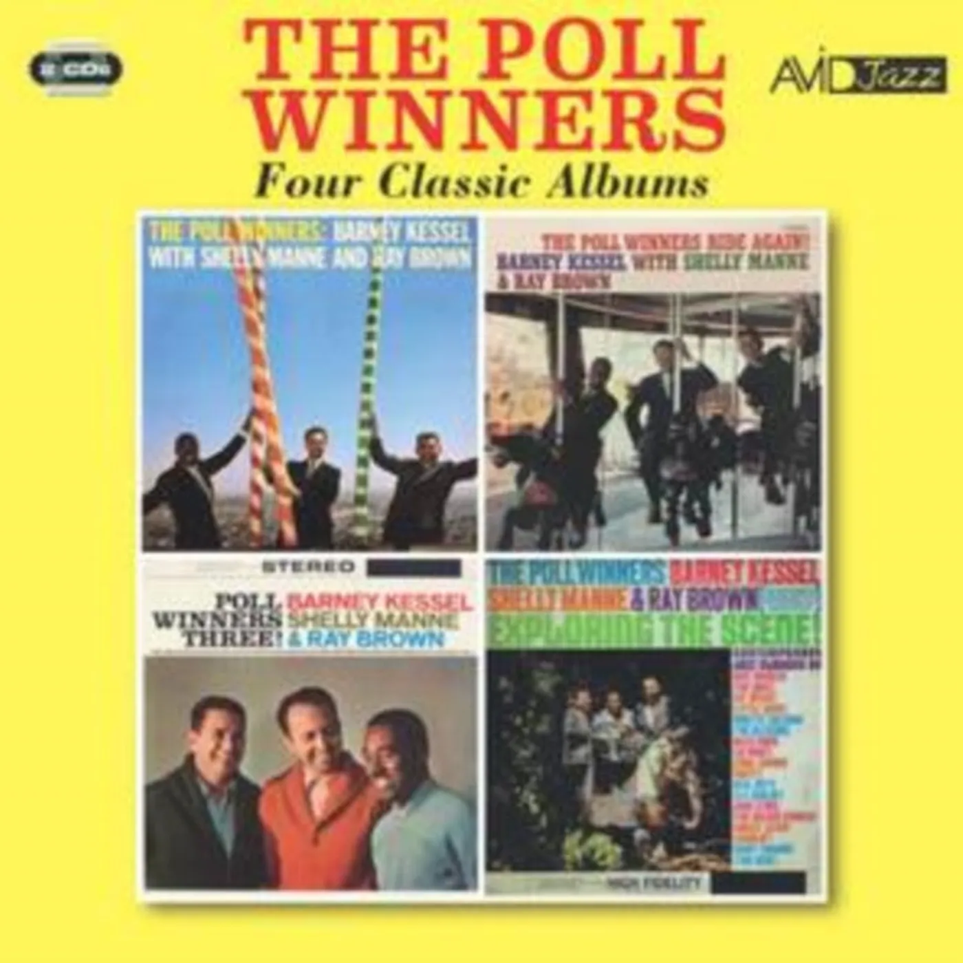 Poll Winners (Barney Kessel / Shelly Manne / Ray Brown) CD - Four Classic Albums