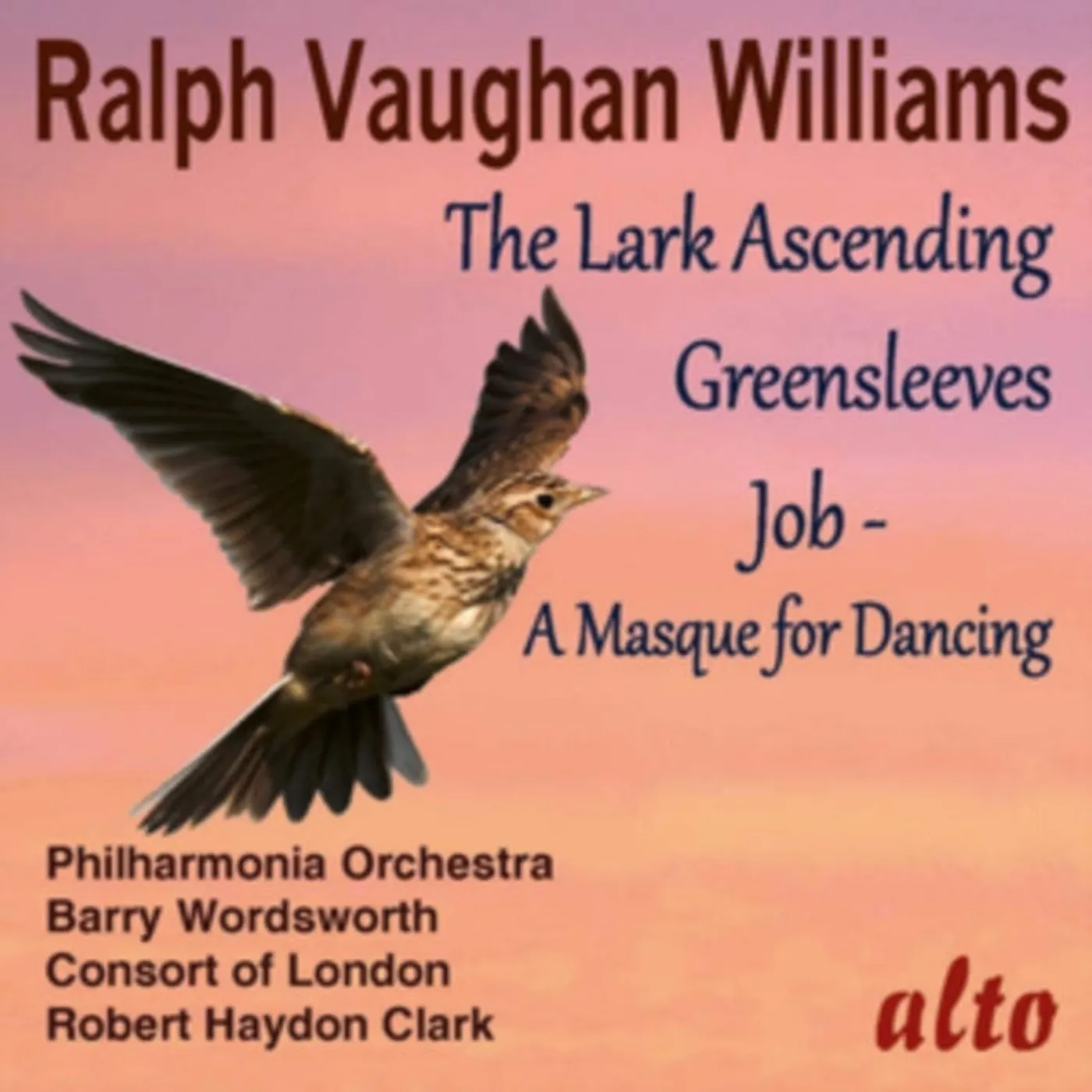 Barry Wordsworth / Philharmonia Orchestra CD - Vaughan Williams:The Lark Ascending Greensleeves Job (A Masque For Dancing)