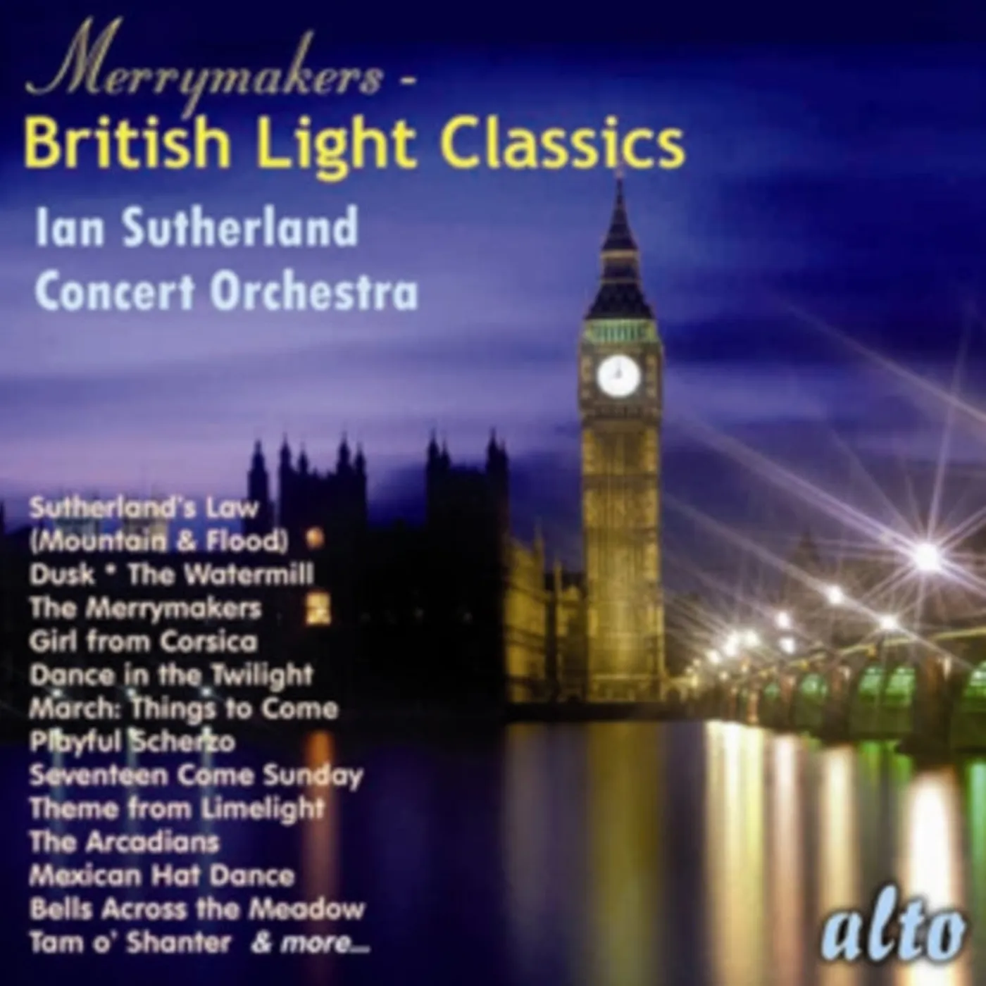 Iain Sutherland Concert Orchestra CD - The Merrymakers: 20 British Light Classics