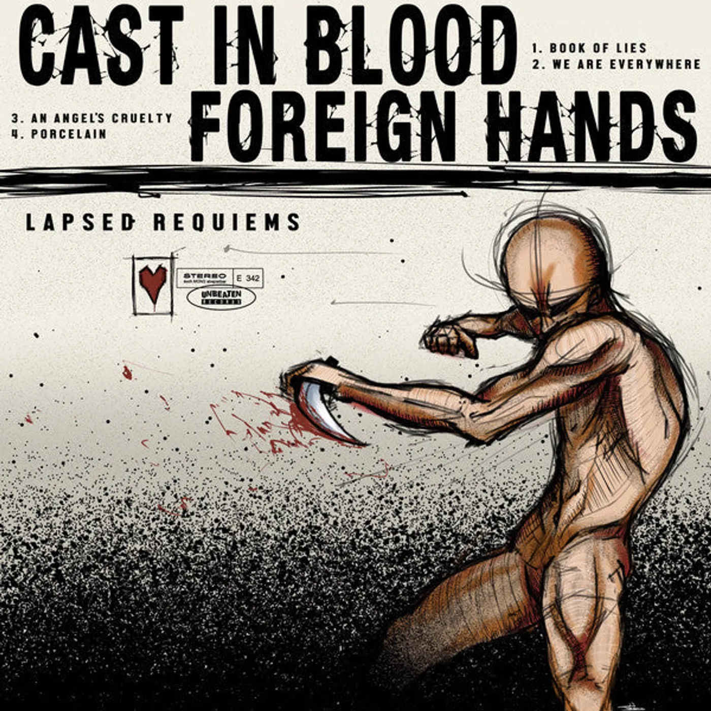 Cast In Blood / Foreign Hands Cast In Blood/Foreign Hands LP - Lapsed Requiems (Red Vinyl)