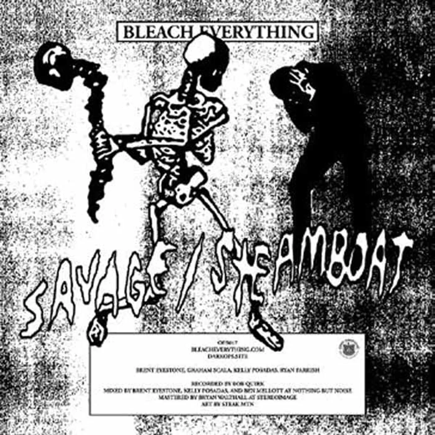 Bleach Everything LP - Savage (X-Ray Flexi + Zine) (Vinyl)