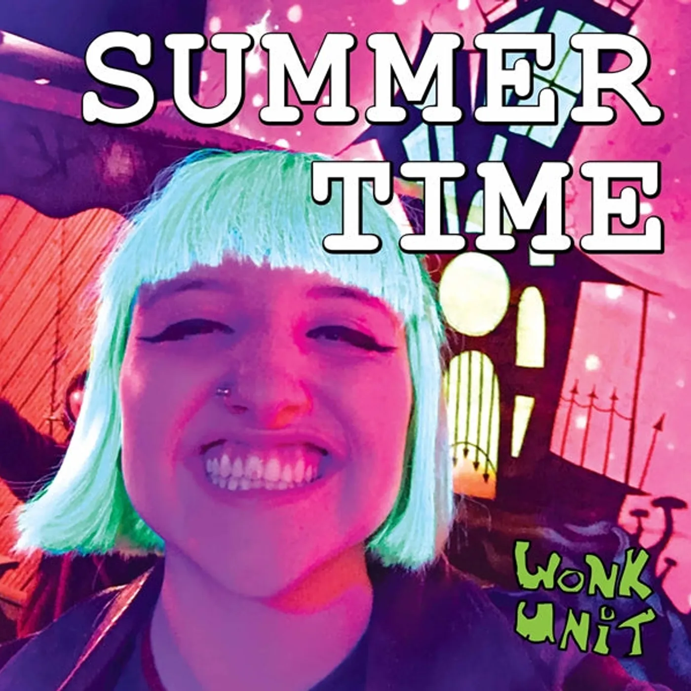 Wonk Unit LP - Summer Time / You're Sick (Solid Blue Vinyl)
