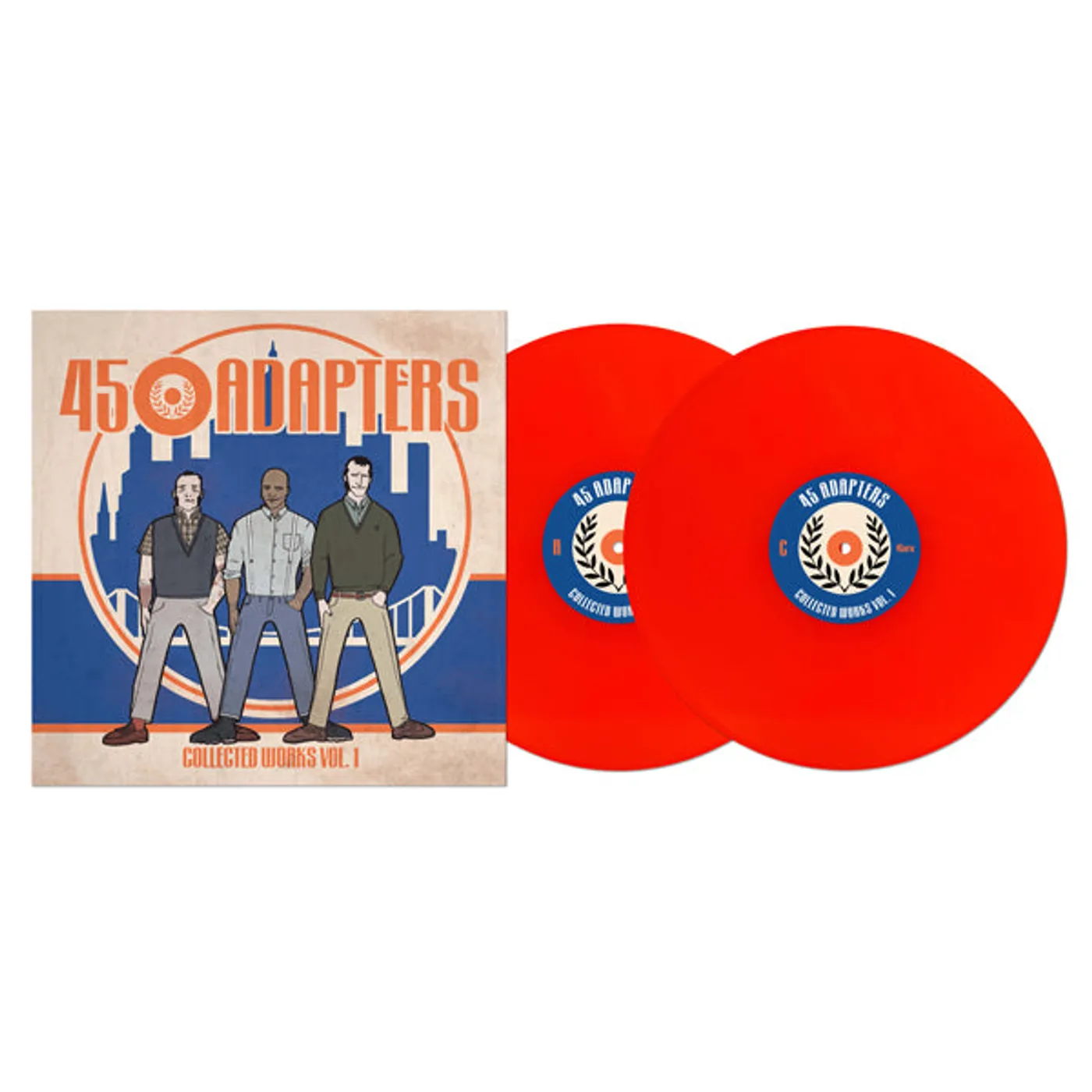 45 Adapters LP - Collected Works (Neon Orange Vinyl)