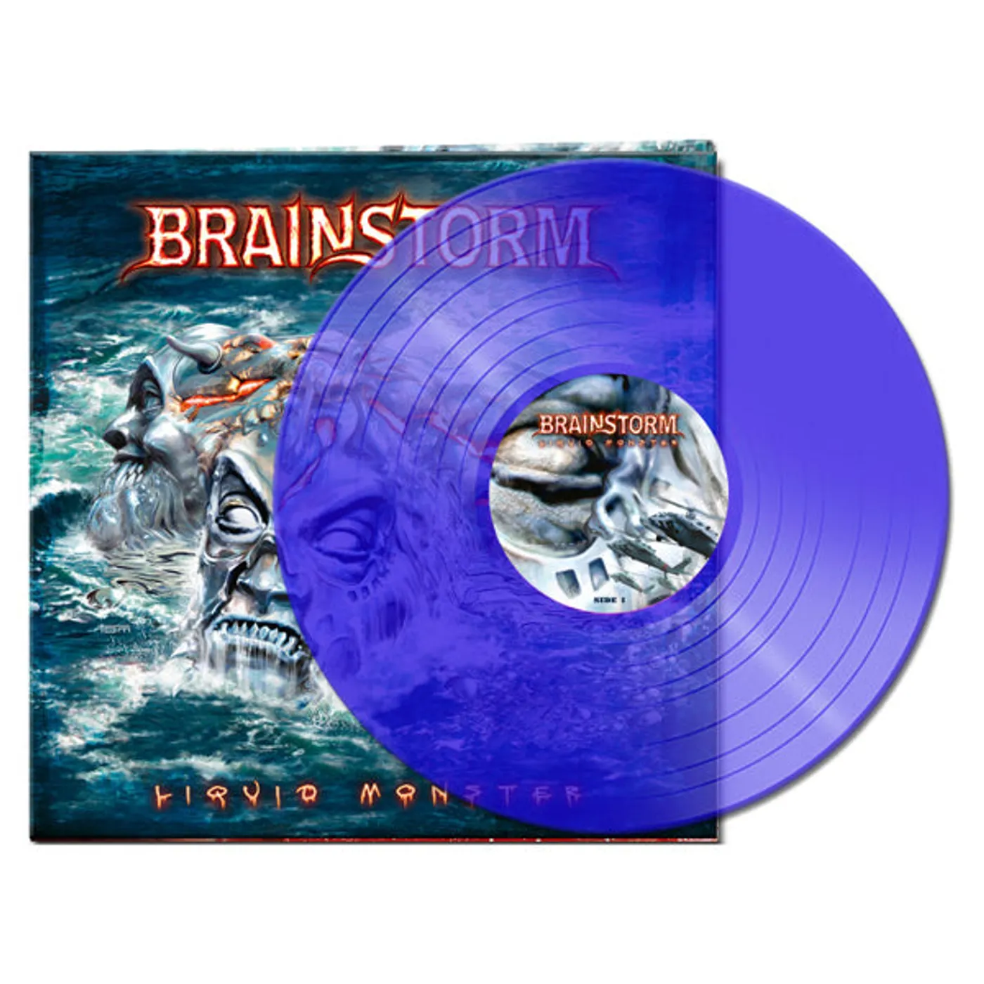 Brainstorm LP - Liquid Monster (Clear Blue Vinyl)
