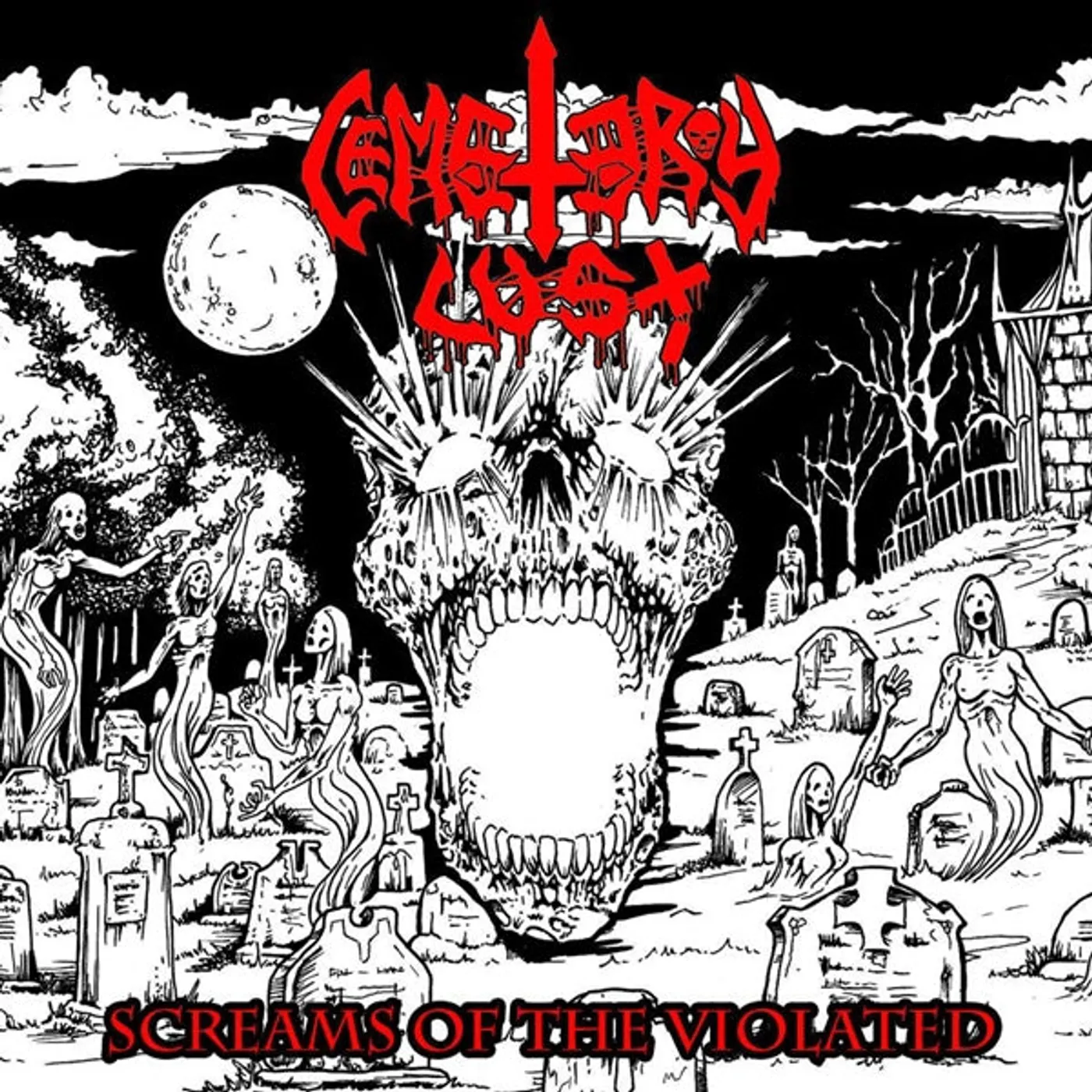 Cemetary Lust LP - Screams Of The Violated (Vinyl)
