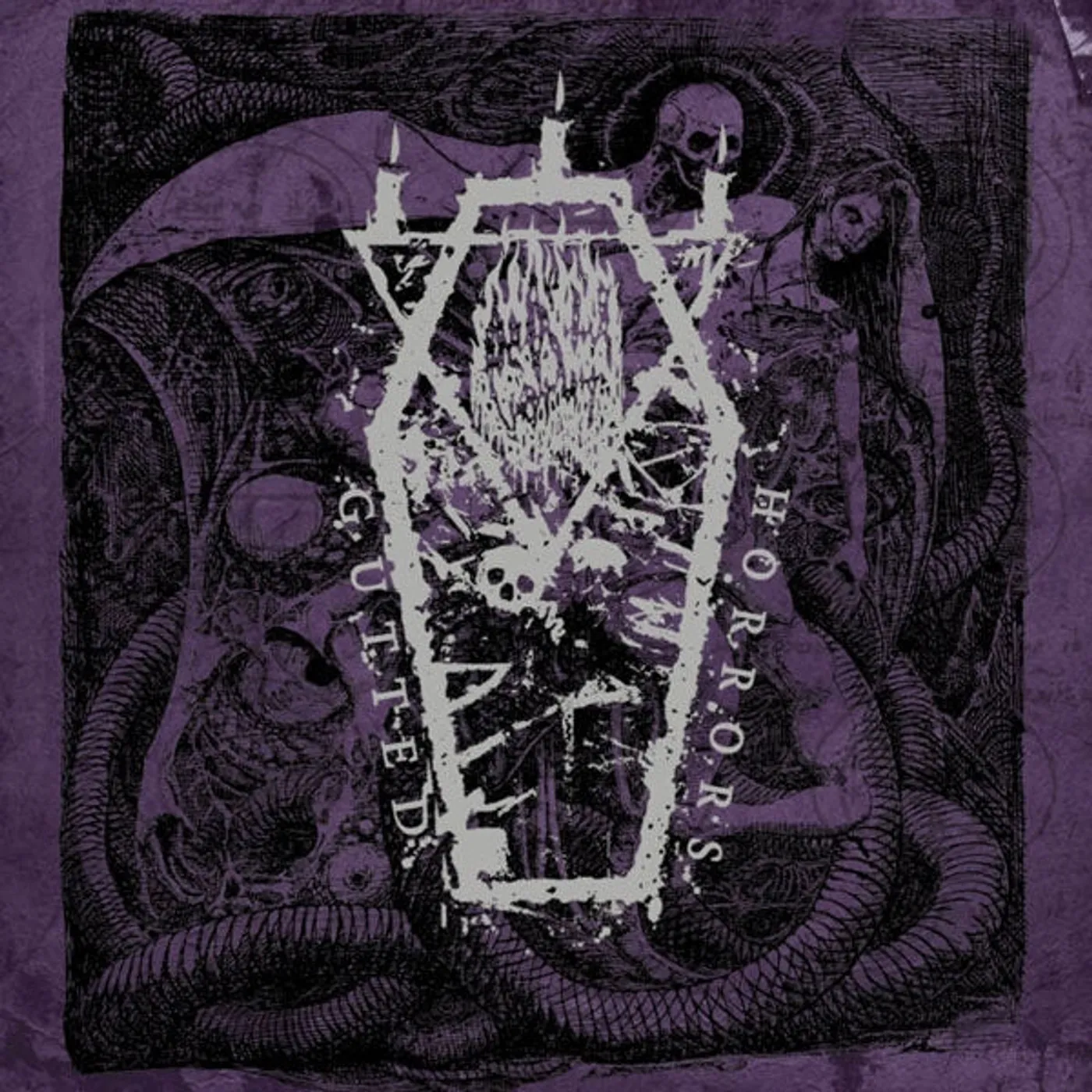 Death Vomit LP - Gutted By Horrors (Vinyl)