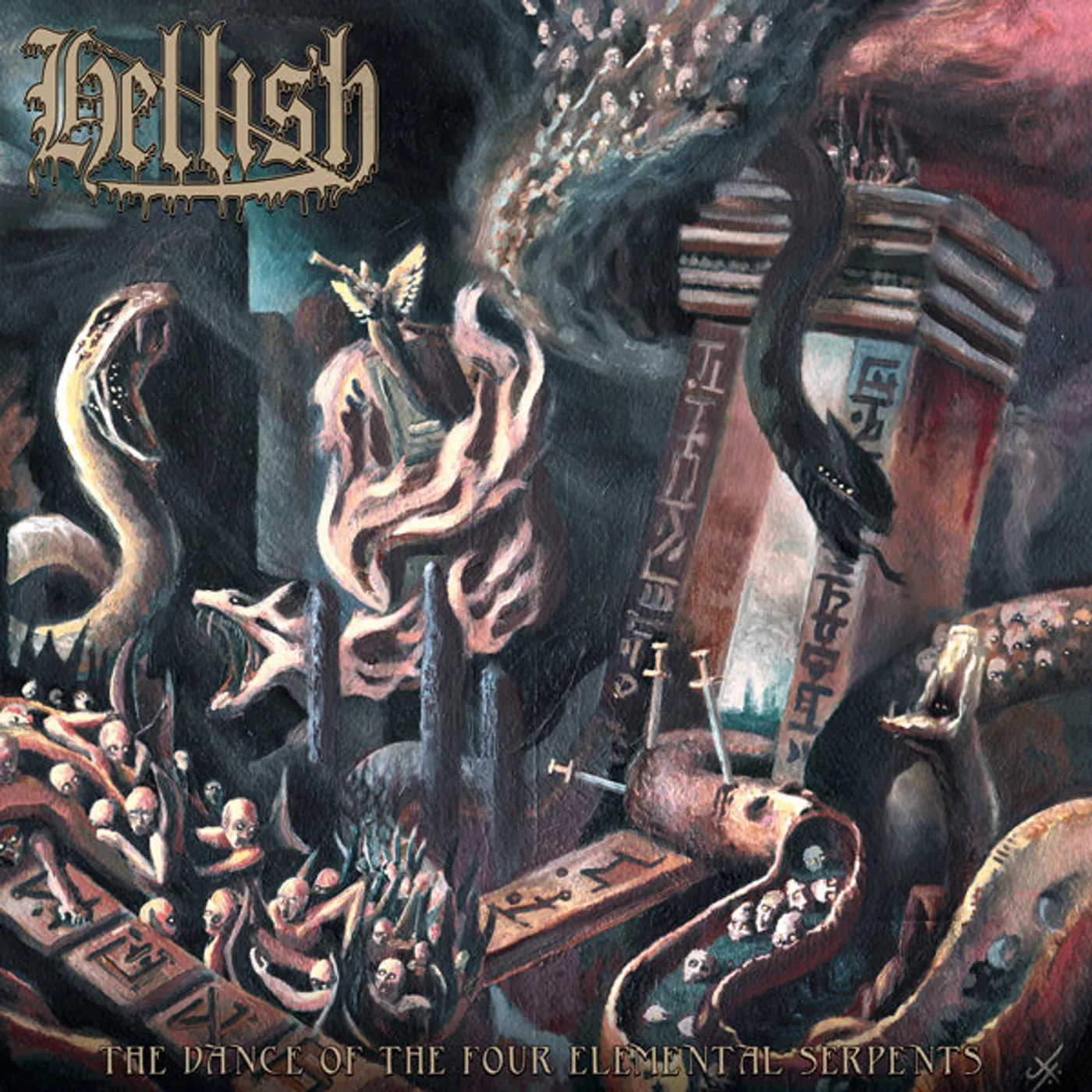 Hellish LP - The Dance Of The Four Elemental Serpents (Vinyl)
