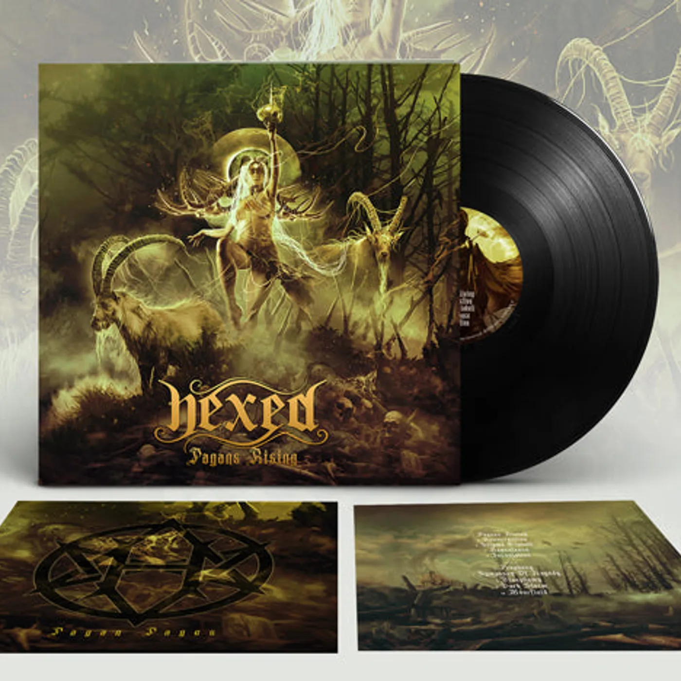 Hexed LP - Pagans Rising (Black Vinyl + 2 Booklets)
