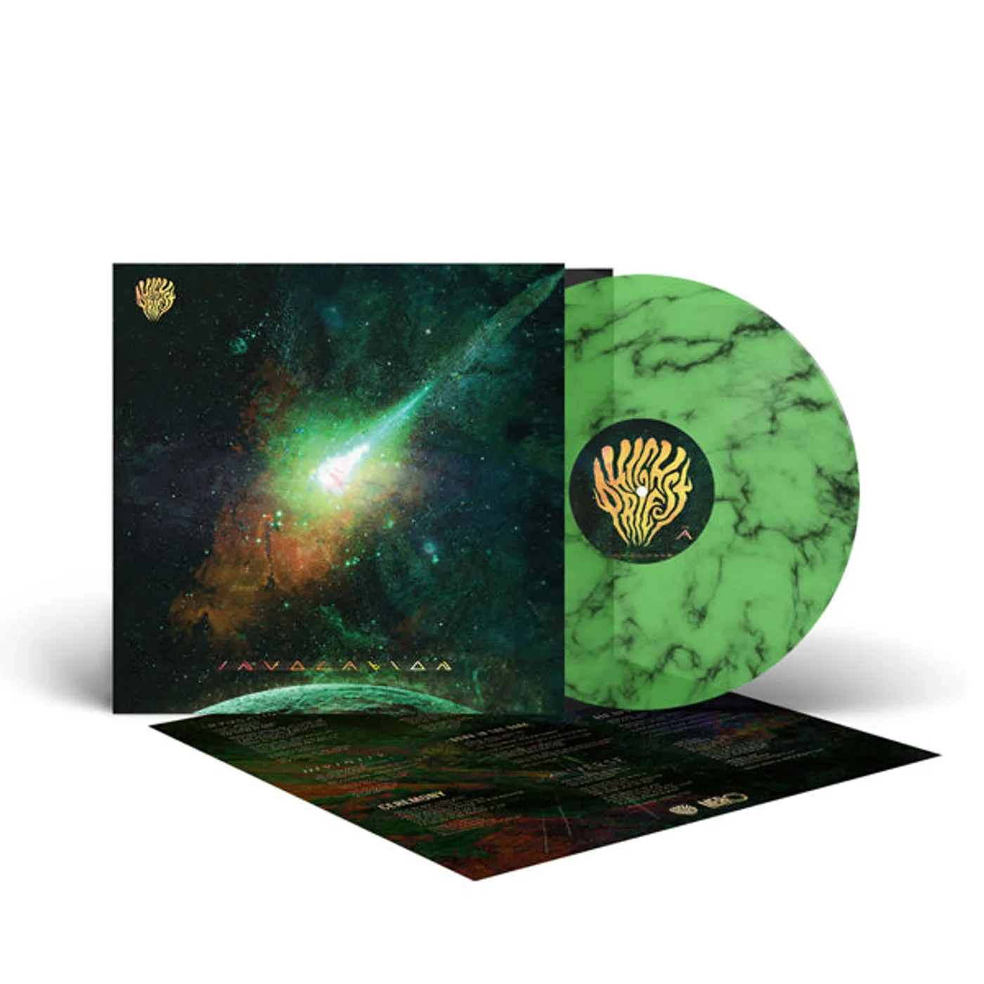 High Priest LP - Invocation (Lime/Black Marble Vinyl)