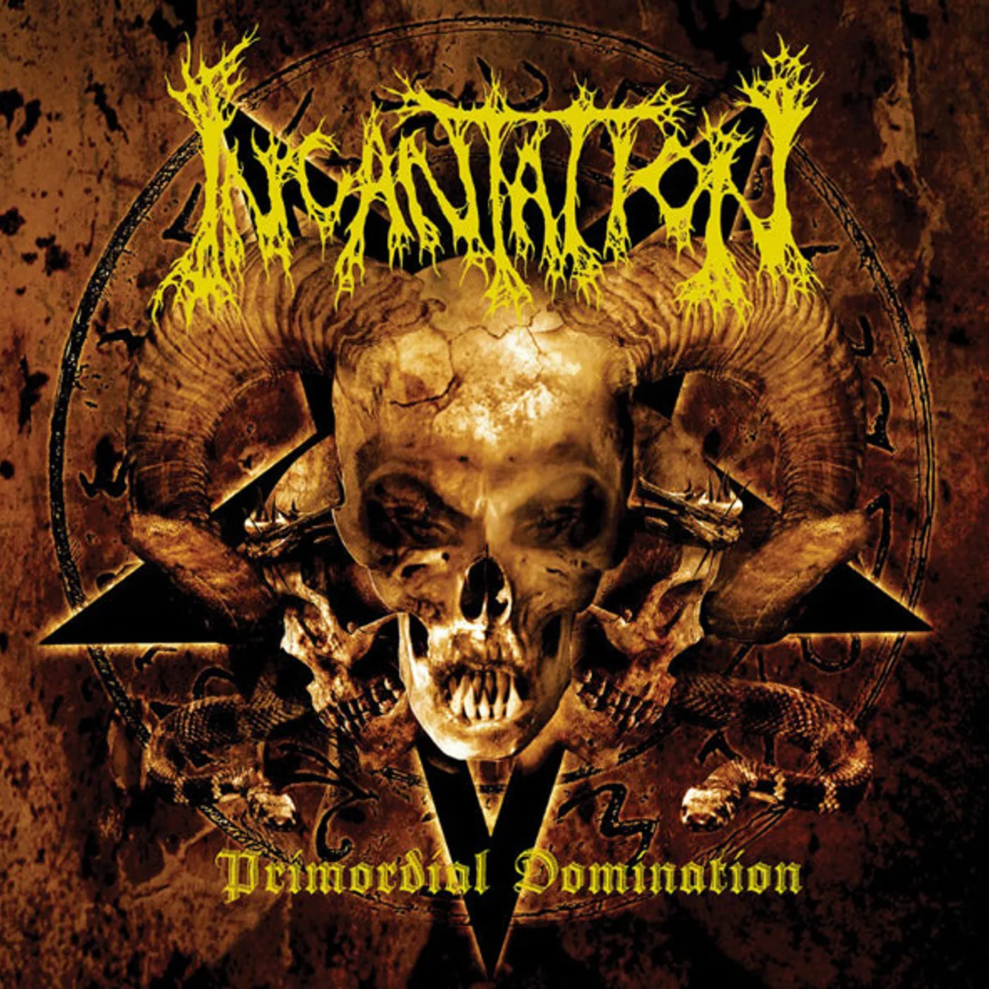 Incantation LP - Primordial Domination (Orange/Black Vinyl)