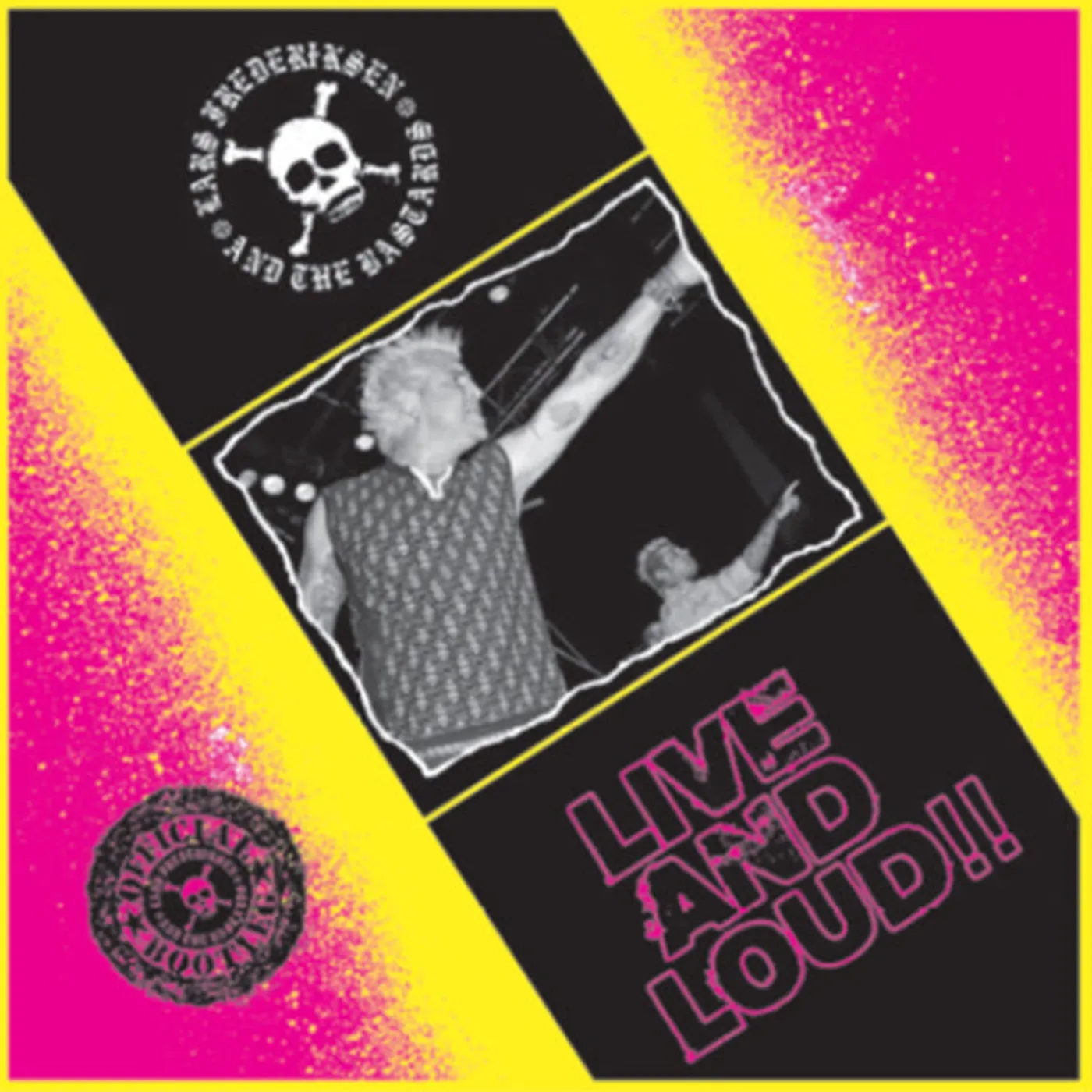 Lars Frederiksen And The Bastards LP - Live And Loud (Neon Yellow Vinyl)