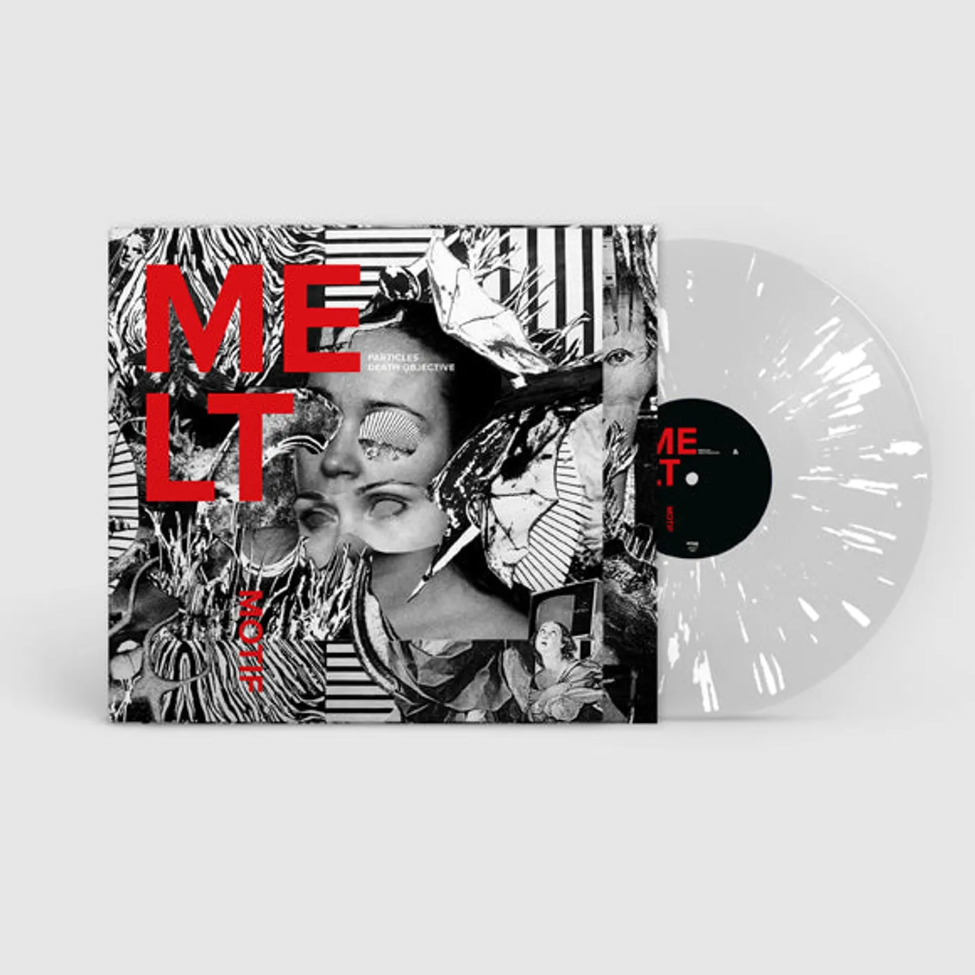 Melt Motif LP - Particles. Death Objective (Clear/Splatter Vinyl)