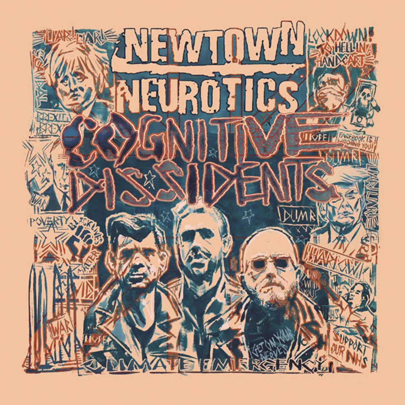 Newtown Neurotics LP - Cognitive Dissidents (Vinyl)