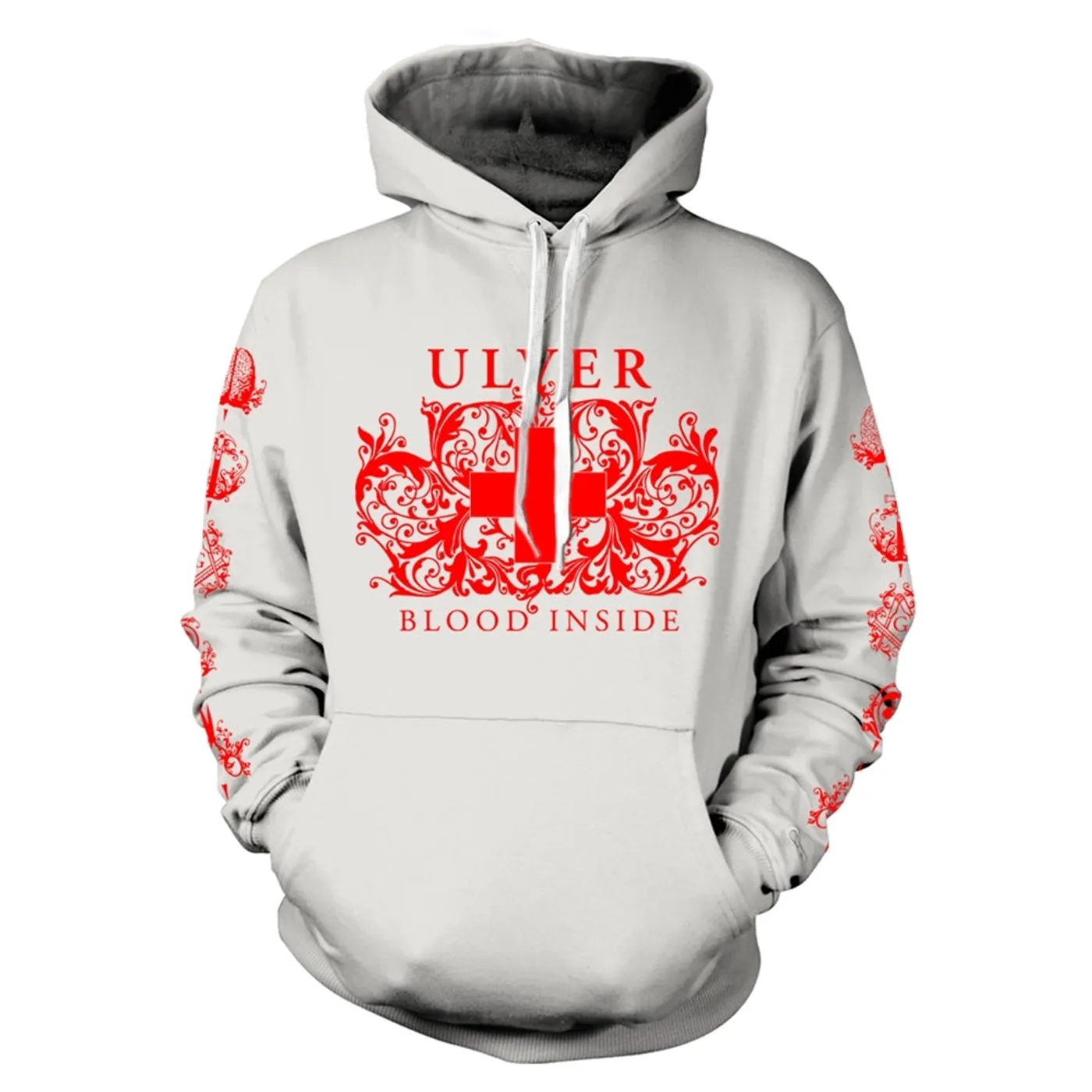 Ulver Hoodie - Blood Inside (White)