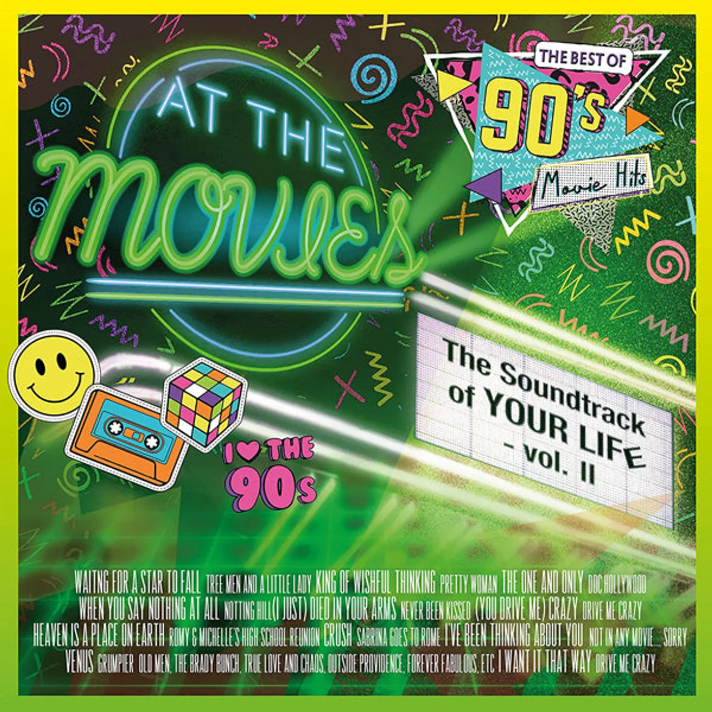 At The Movies LP - Soundtrack Of Your Life - Vol. Ii (Green/Yellow/White Marble Vinyl)