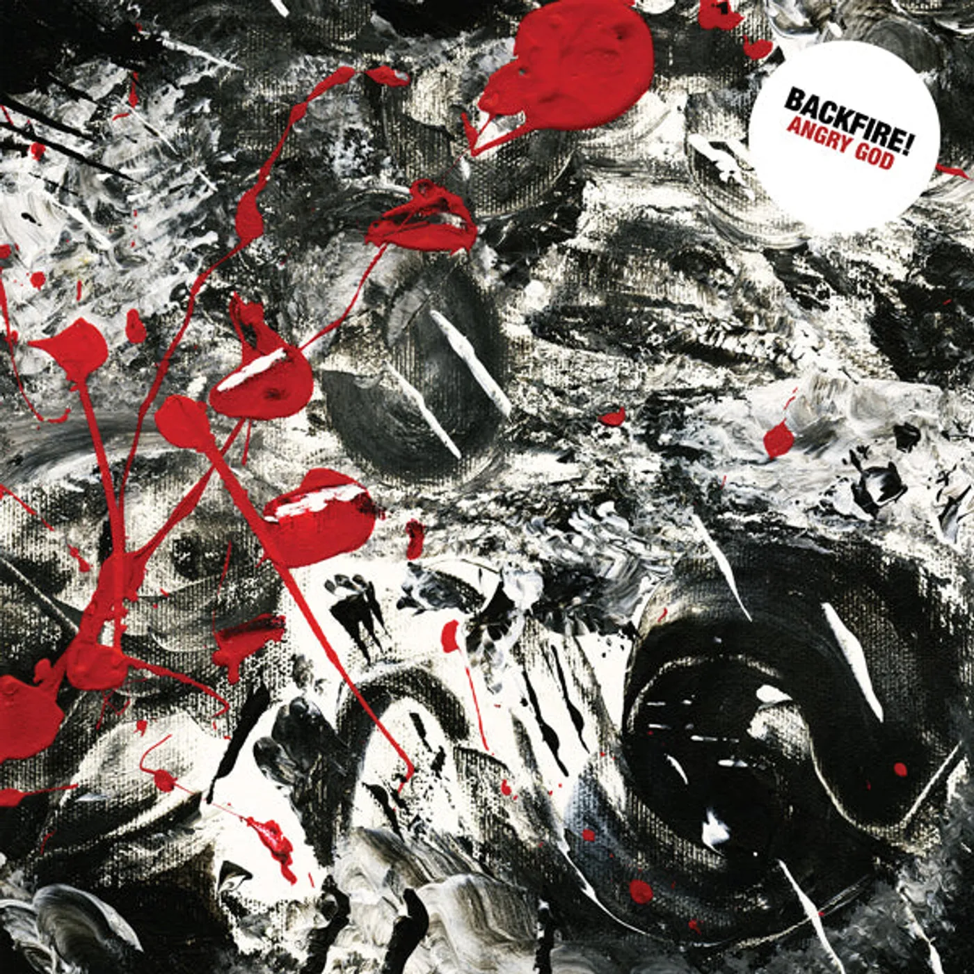 Backfire! LP - Angry God (Clear With Red/Black Splatter Vinyl)