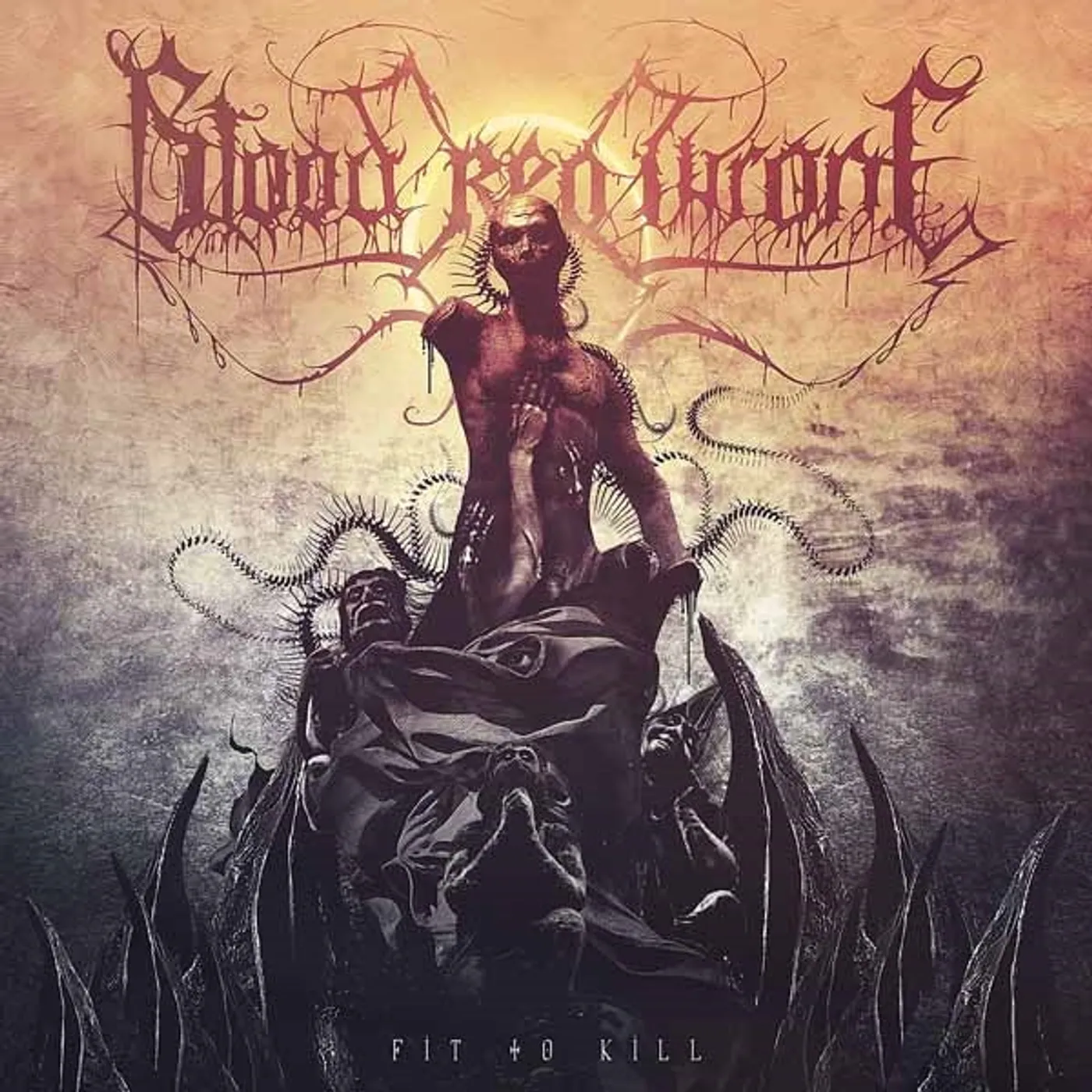 Blood Red Throne LP - Fit To Kill (Transparent) (Vinyl)
