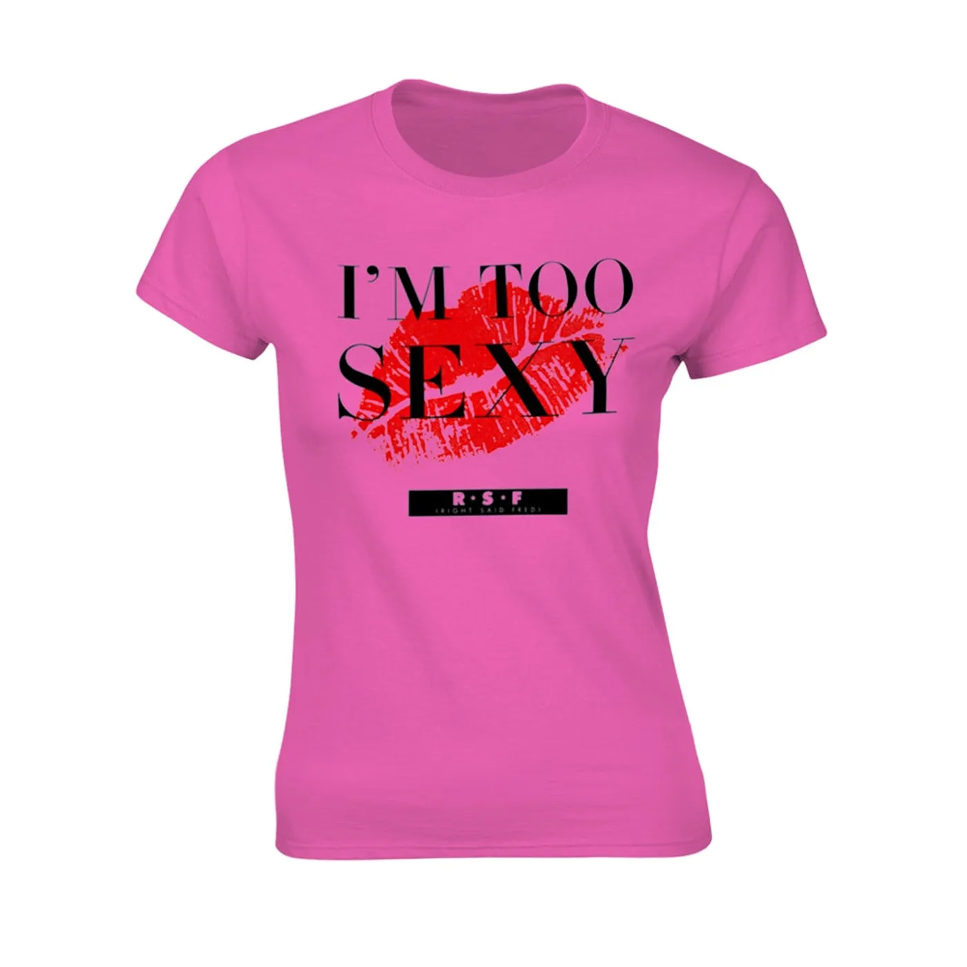 Right Said Fred Women's T Shirt - I'M Too Sexy (Single) (Pink)