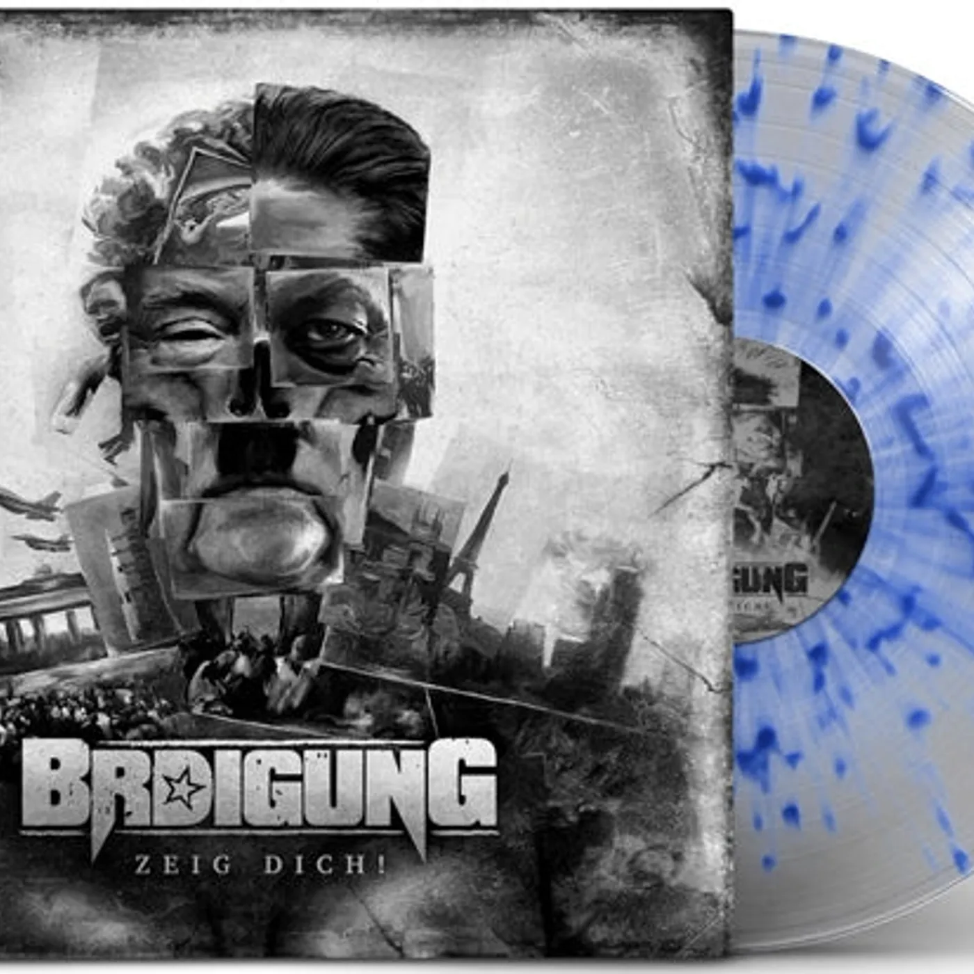 BRDigung LP - Zeig Dich! (Clear/Blue Splatter Vinyl)