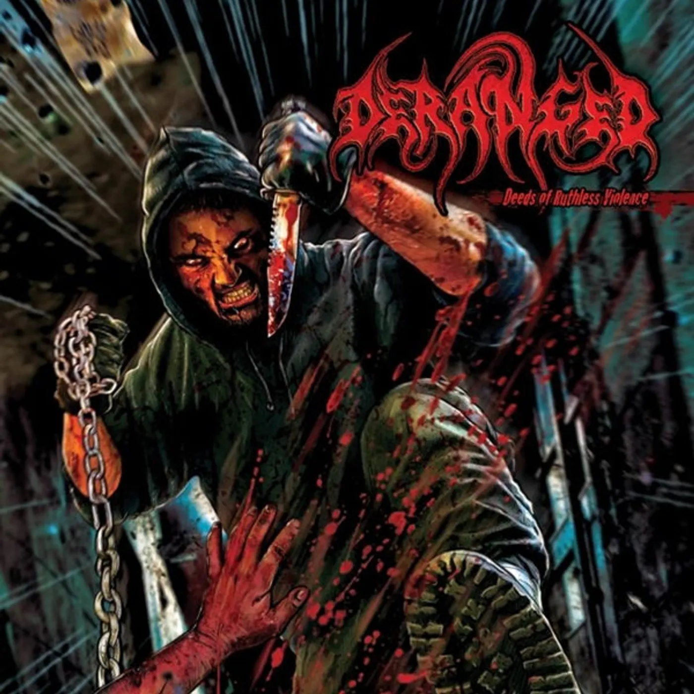 Deranged LP - Deeds Of Ruthless Violence (Red Smoked Vinyl)