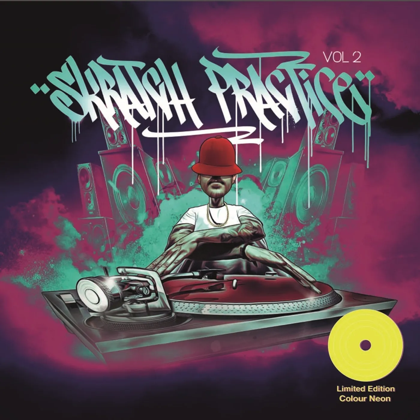  Dj T-Kut LP - Scratch Practice Vol. 2 (Neon Yellow Vinyl)